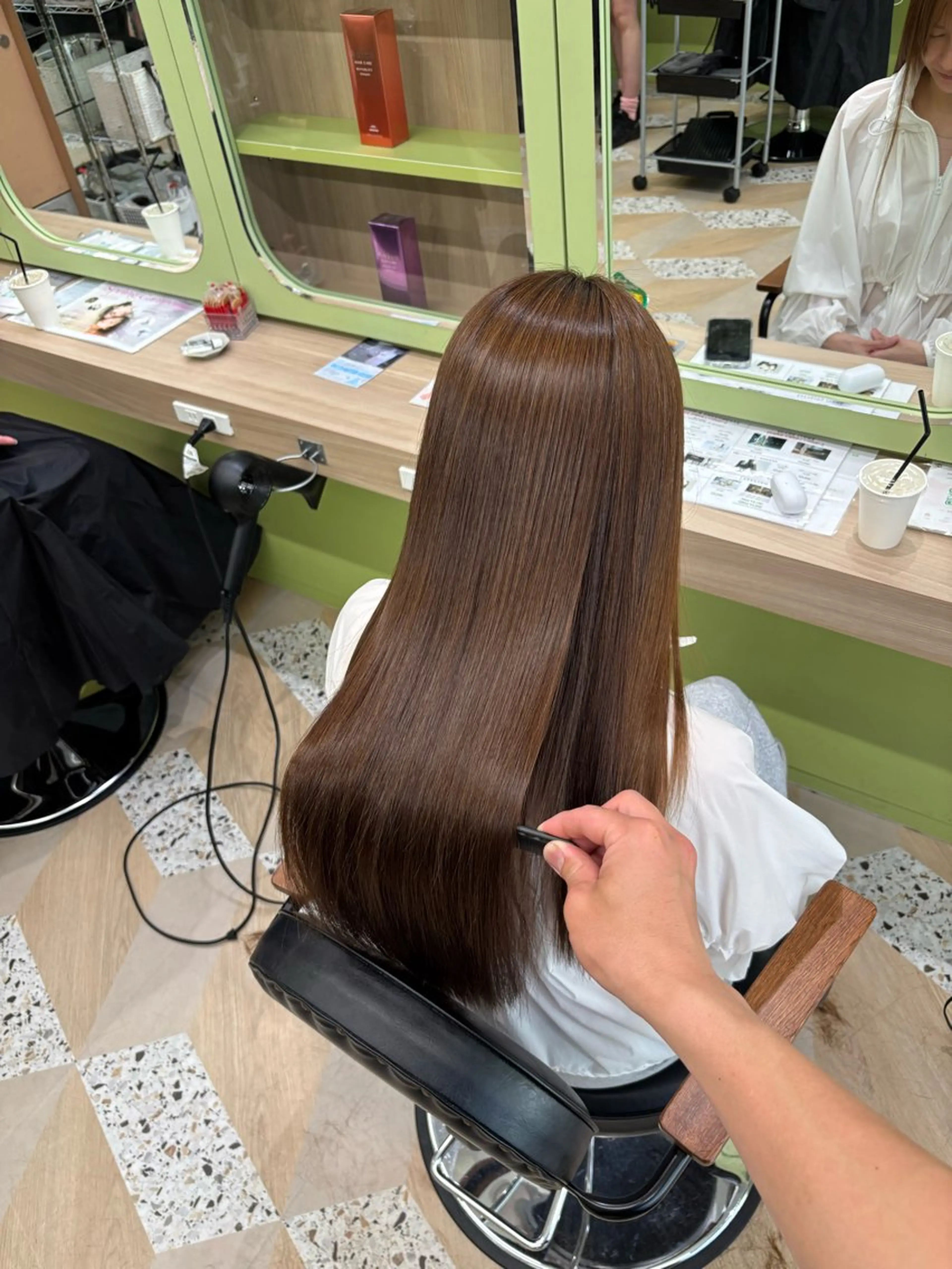 ロング 髪質改善 縮毛矯正 トリートメント カット ヘアカラー 縮毛矯正 トリートメント 朝が楽になる髪質改善 /美髪矯正/KOHのヘアスタイル