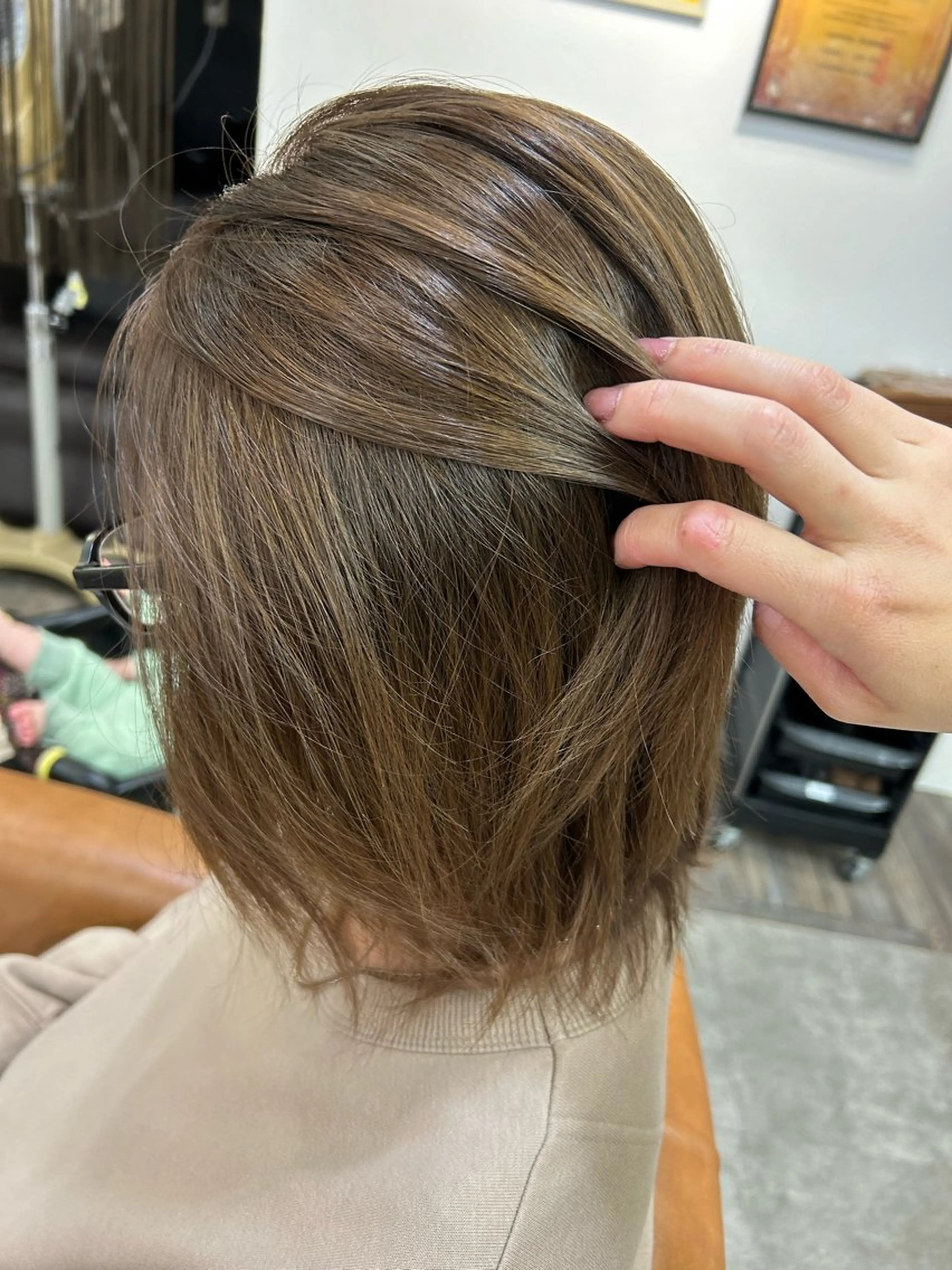 ミディアム カラー おおた きょうかのヘアスタイル