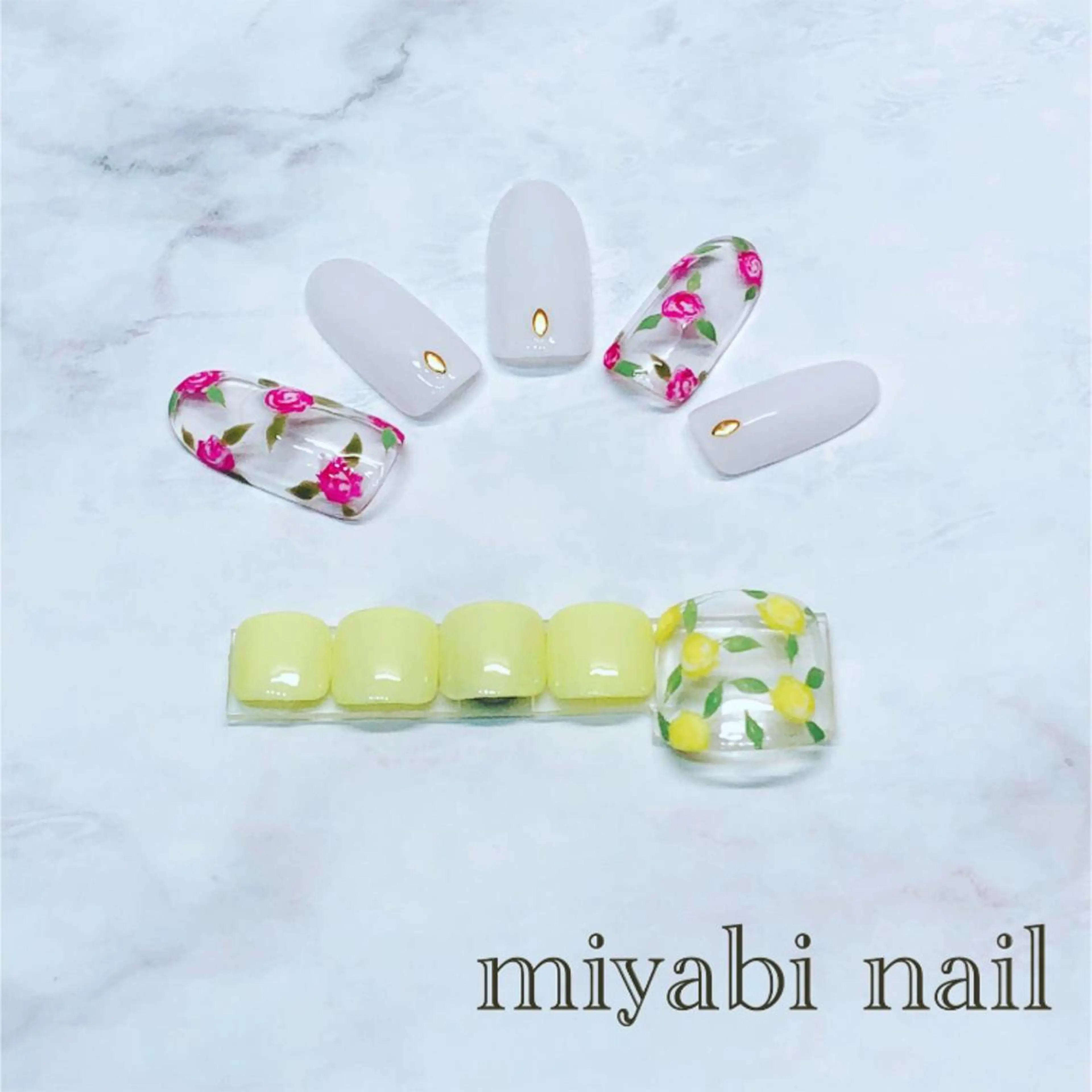 ネイル miyabi nail 桂川駅近くのネイルデザイン