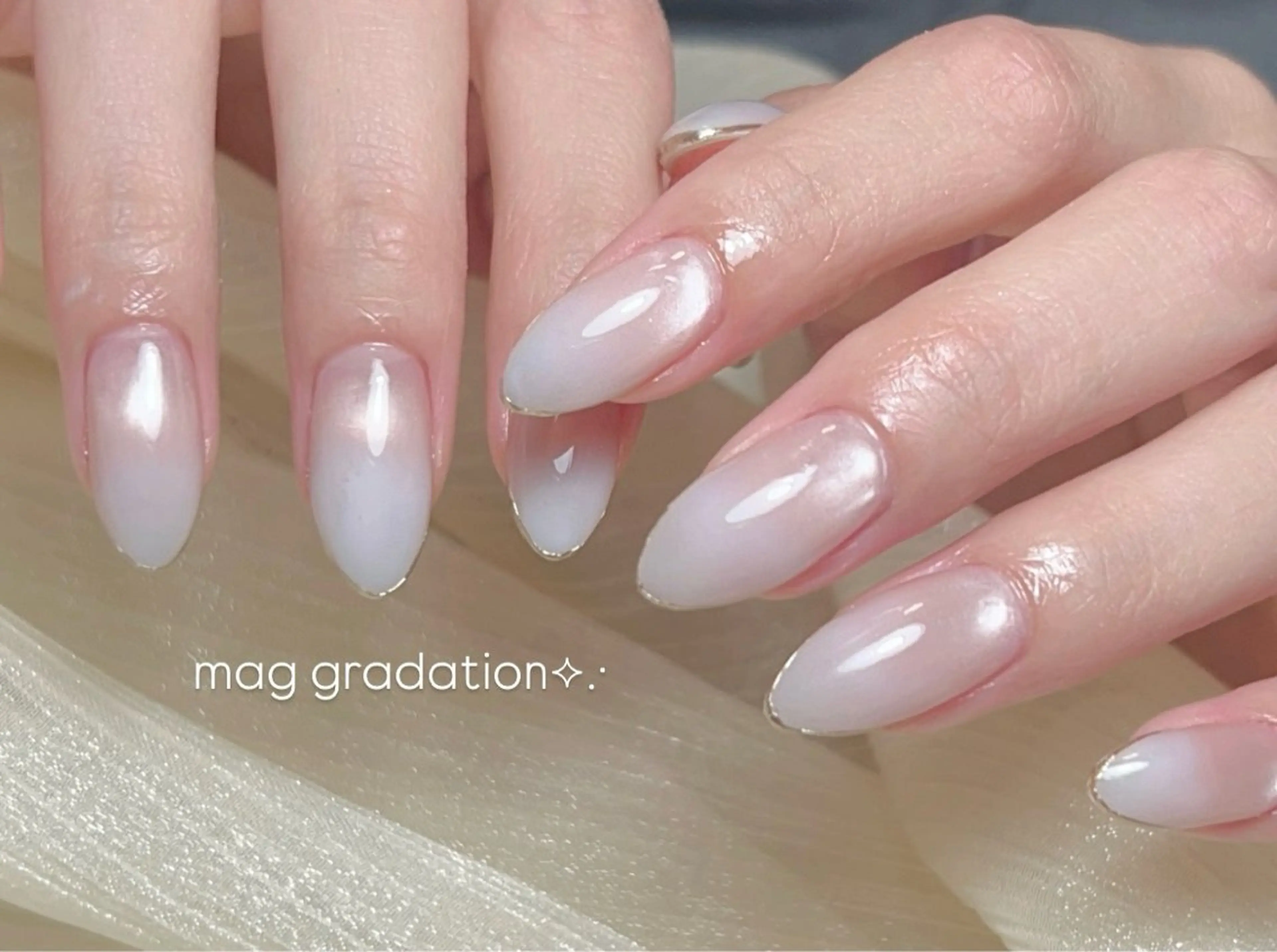 ネイル グラデーション ハンドネイル Nail by EN 🪽Amiのネイルデザイン