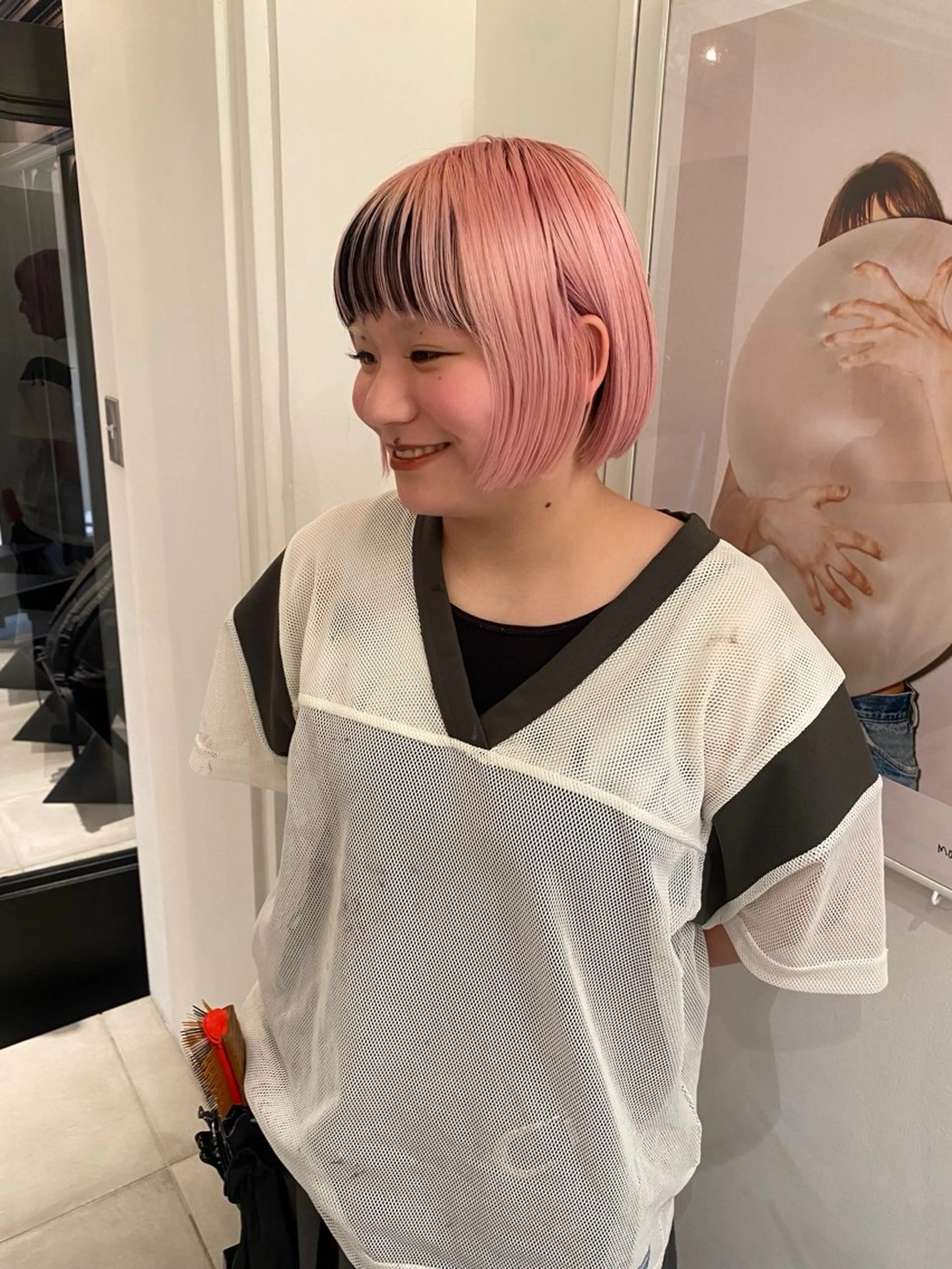 ショート カラー カット riria/ボブ /透明感カラー🎀のヘアスタイル