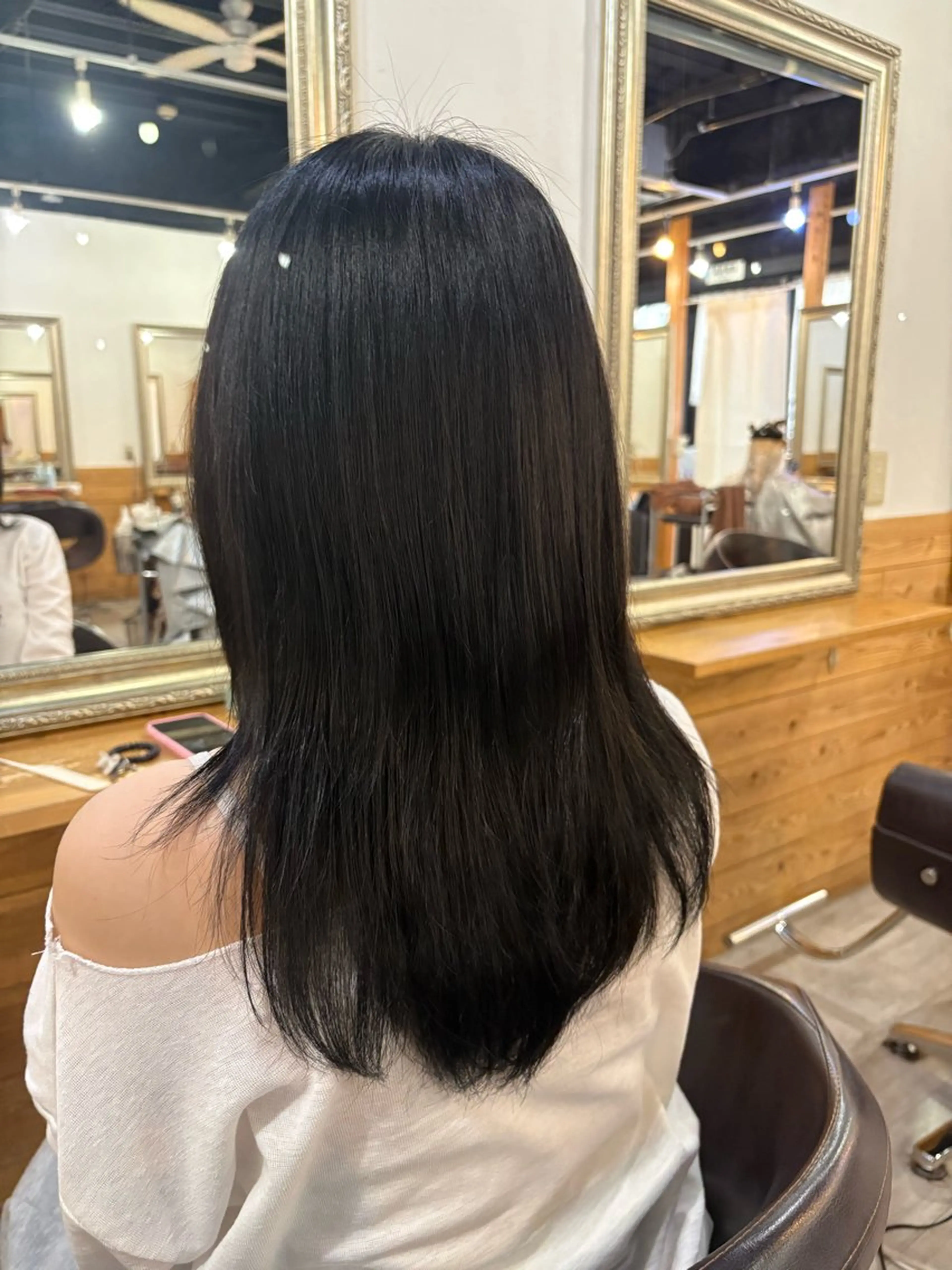 カラー 髪質改善カラー/ 結べるレイヤー/文野のヘアスタイル