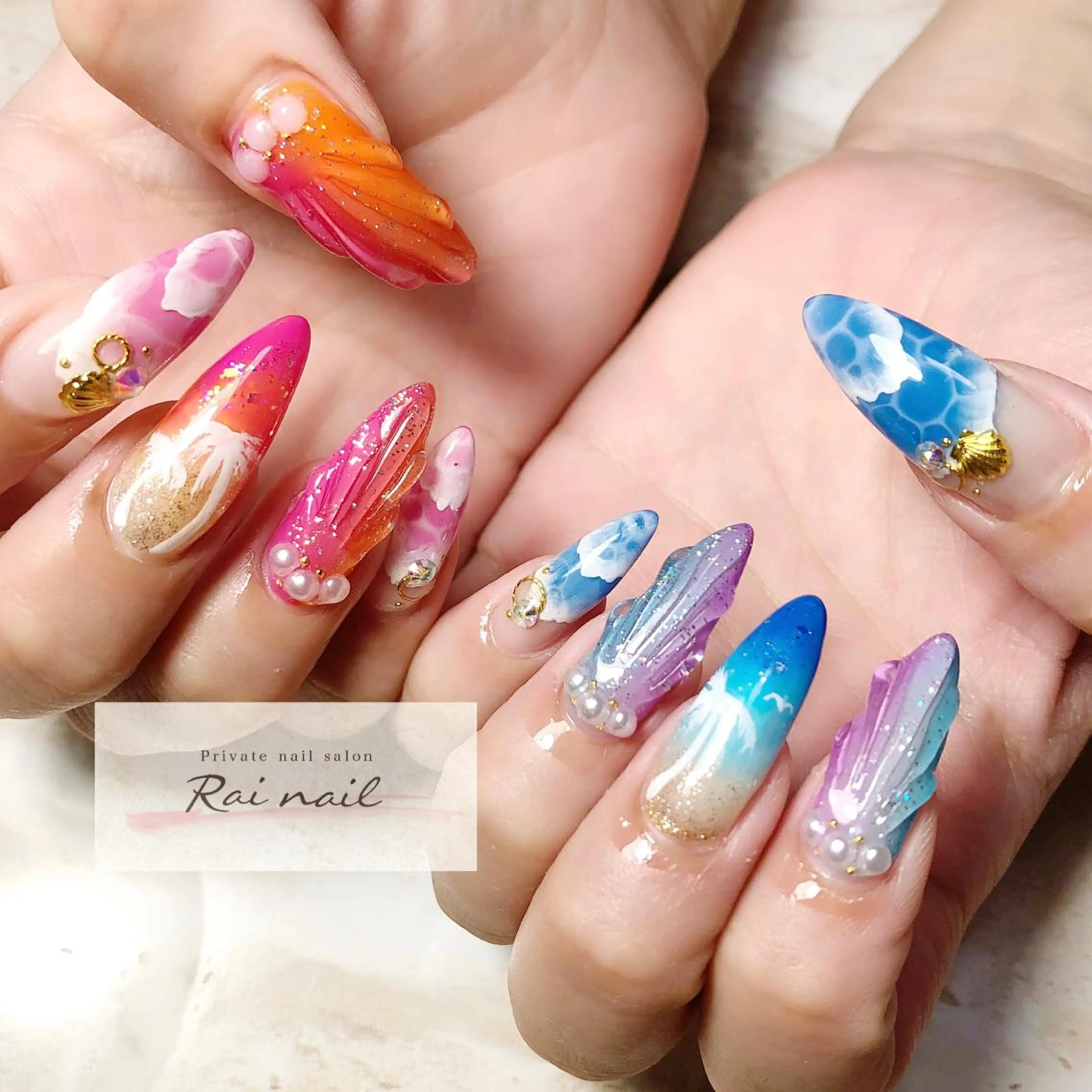 ネイル ハンドネイル Rai nail_ Risaのネイルデザイン