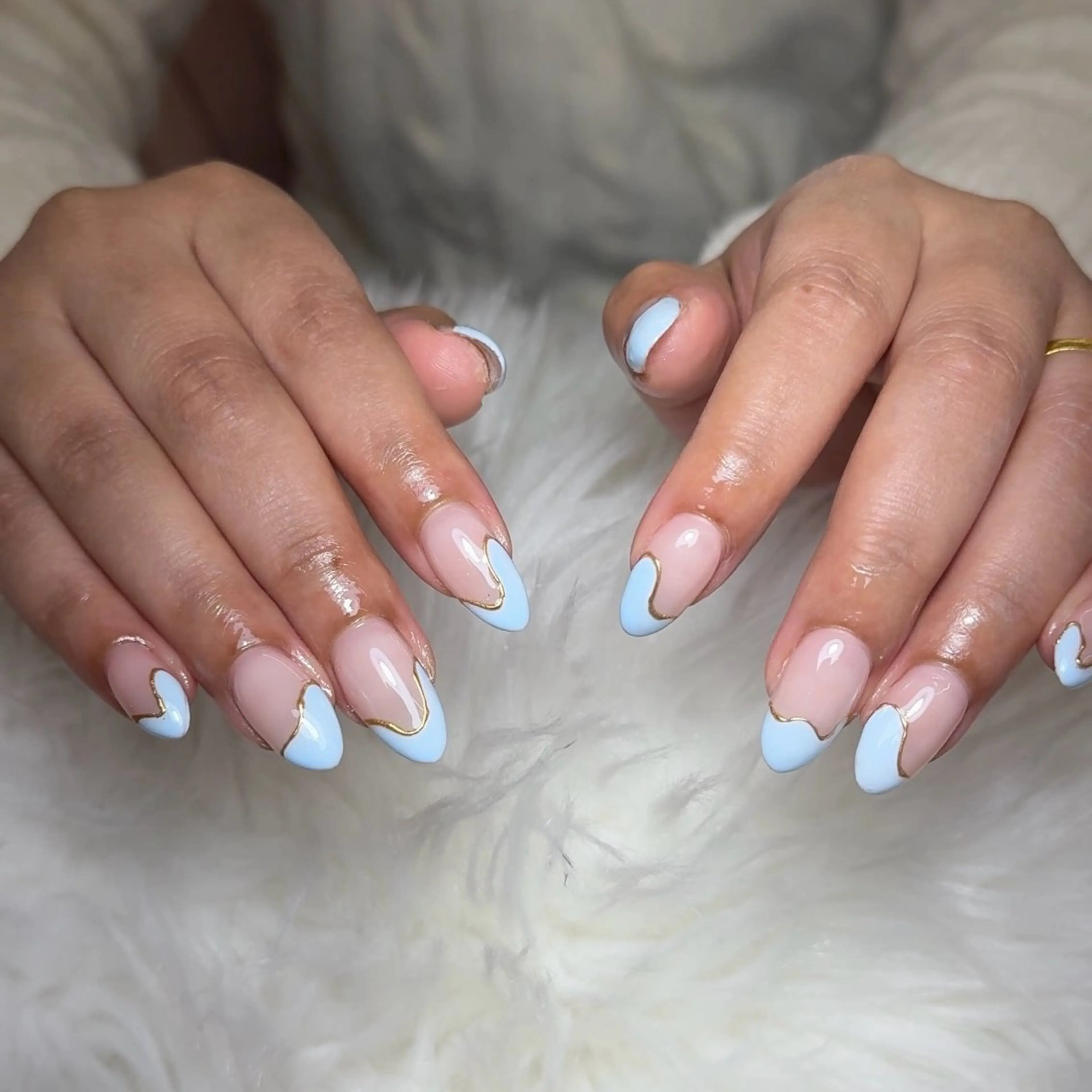 ネイル ワンホンネイル ハンドネイル かおり 奏のネイルデザイン