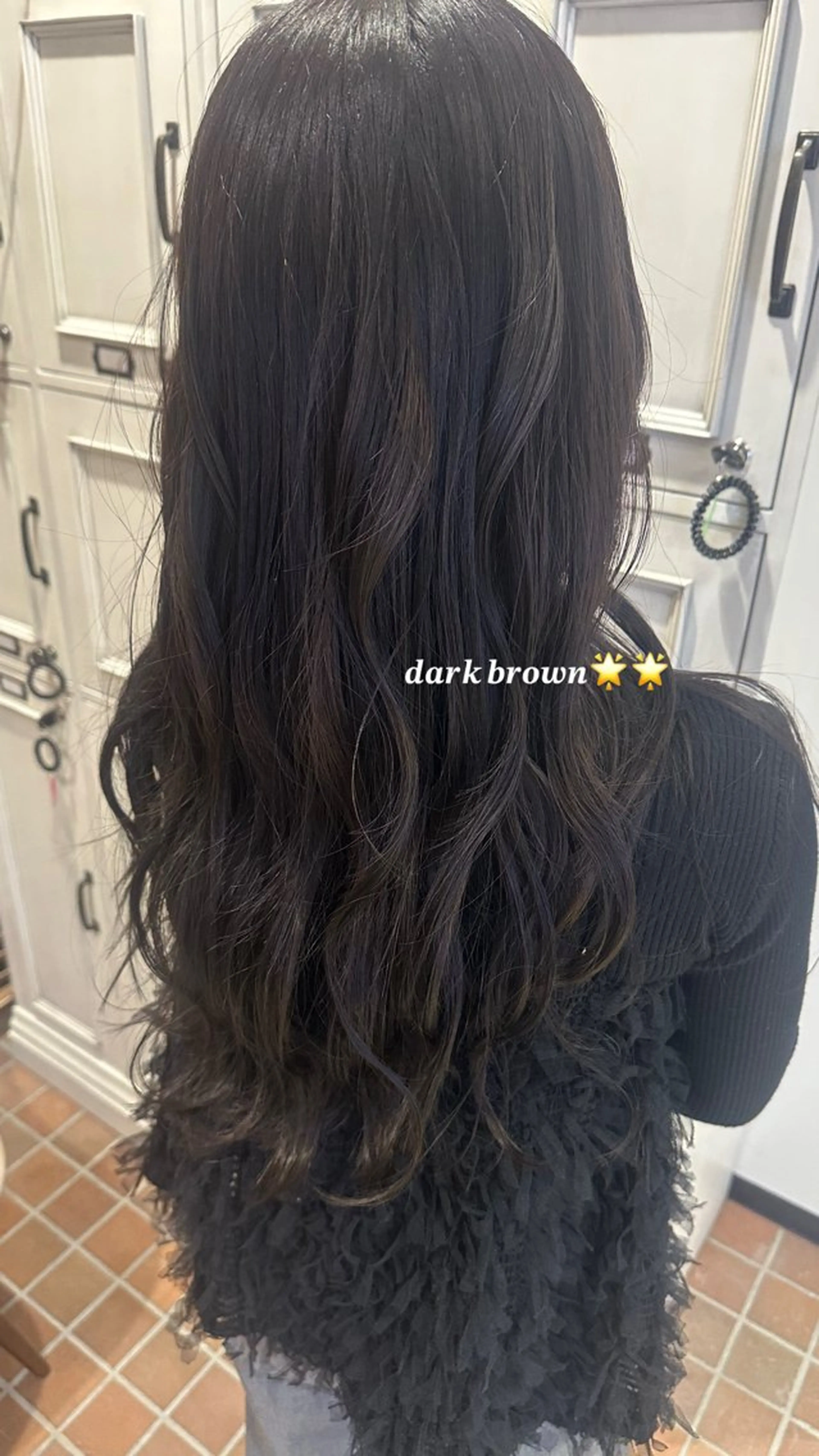 ロング カラー ラベンダーカラー 韓国風ヘア トリートメント 坂庭 美夢のヘアスタイル