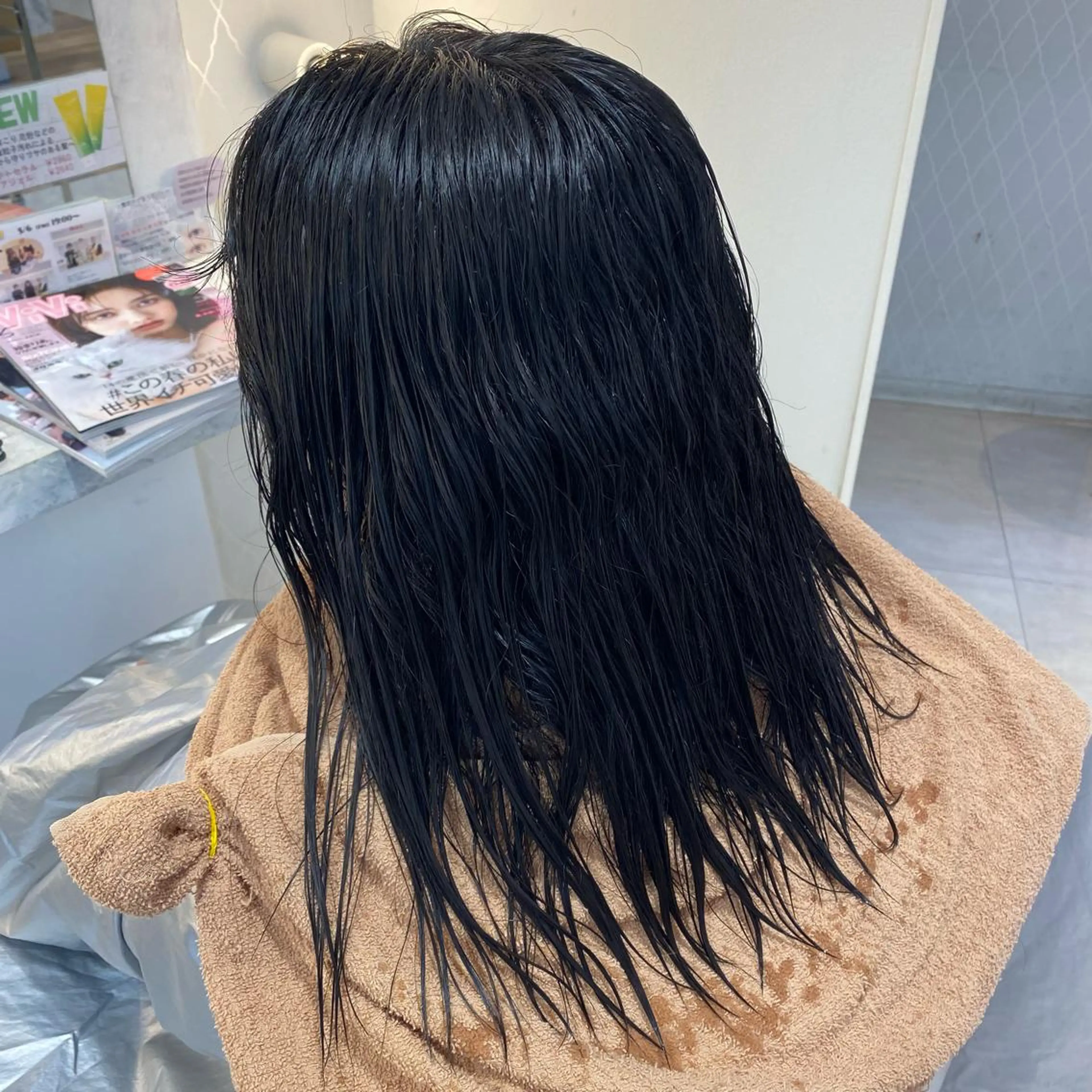 ロング 縮毛矯正 三好 涼華のヘアスタイル