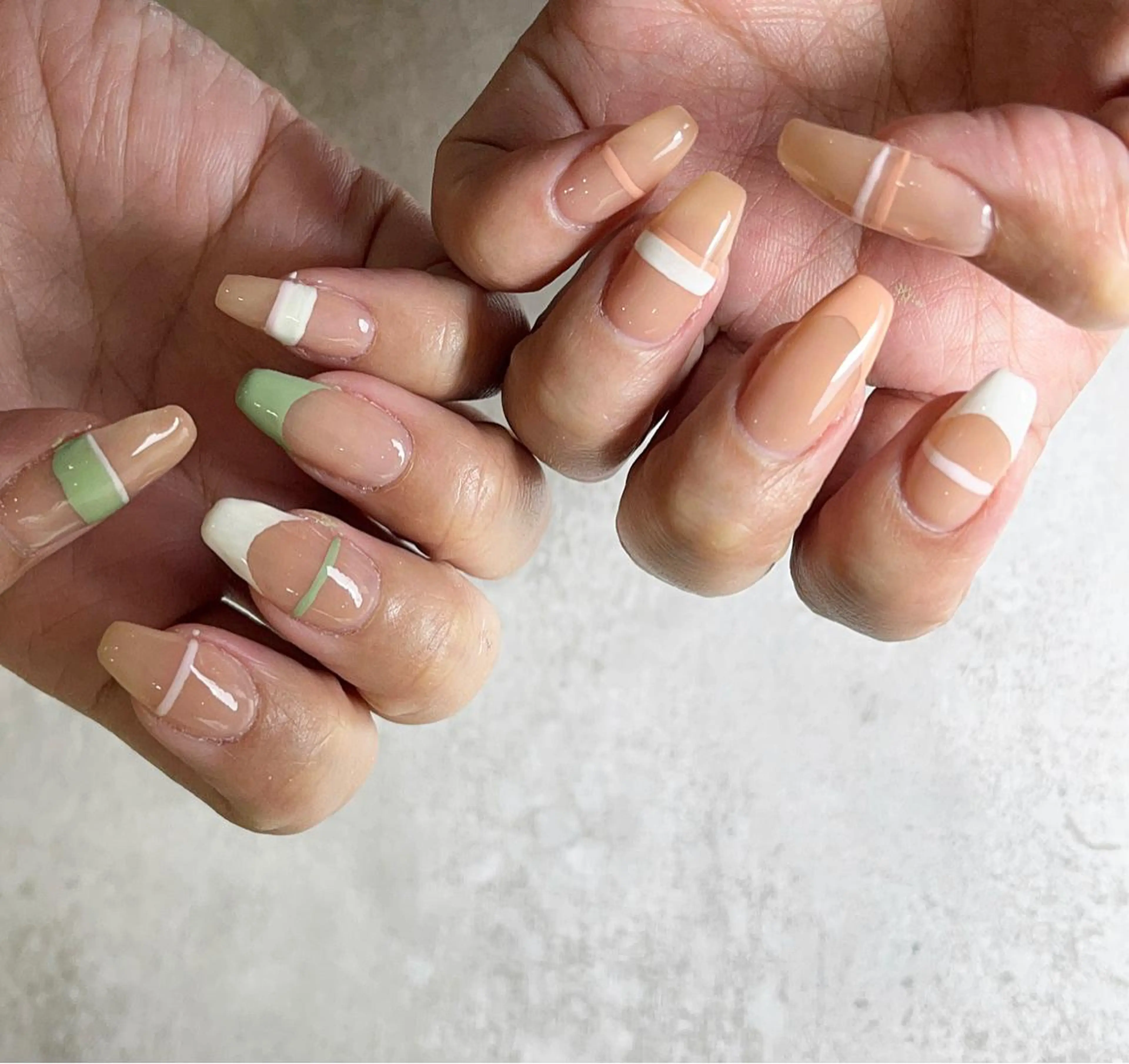 ネイル フレンチネイル #Amin nail salonのネイルデザイン
