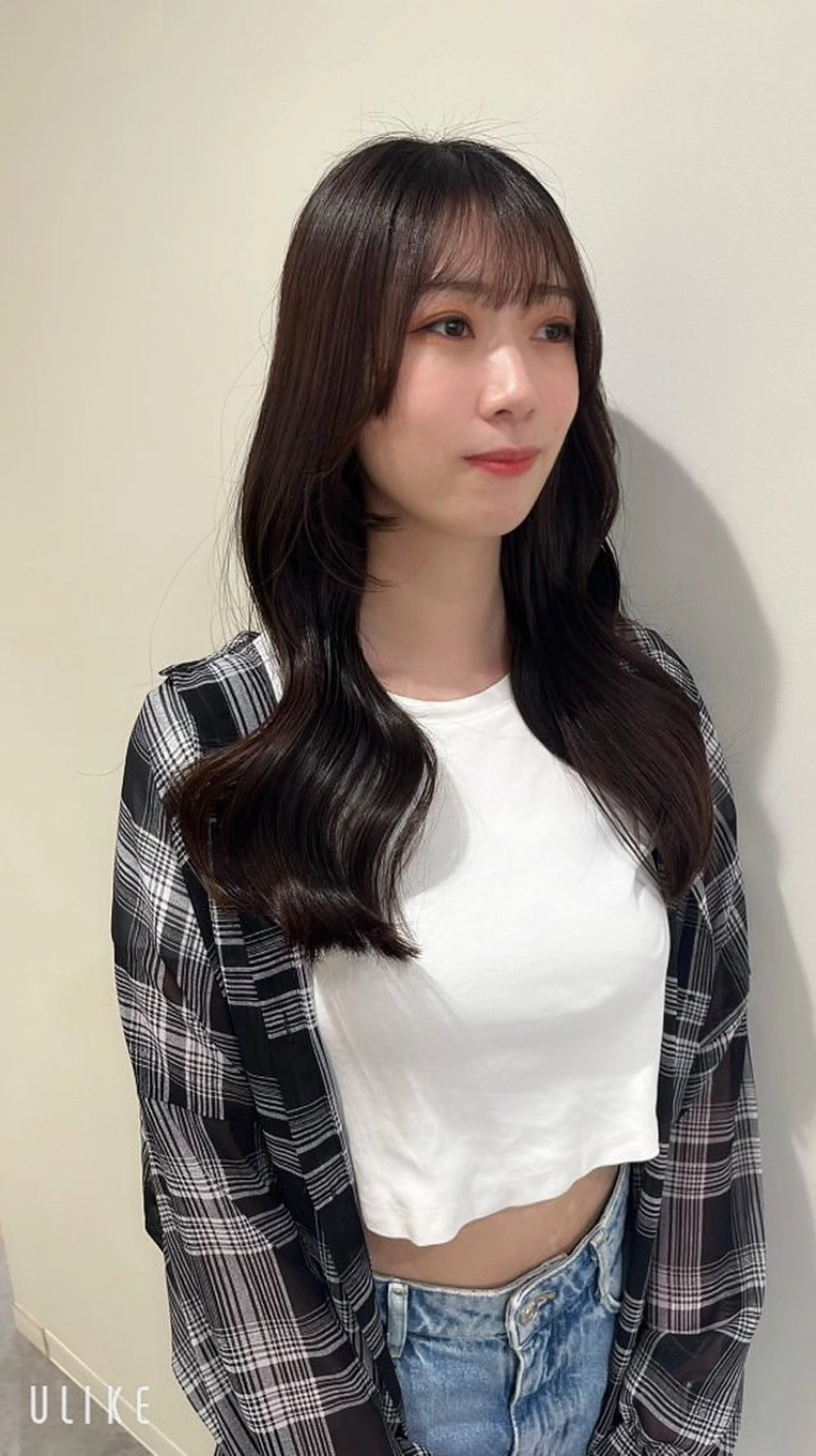 ロング レイヤーカット/ 艶カラー/YUKAのヘアスタイル