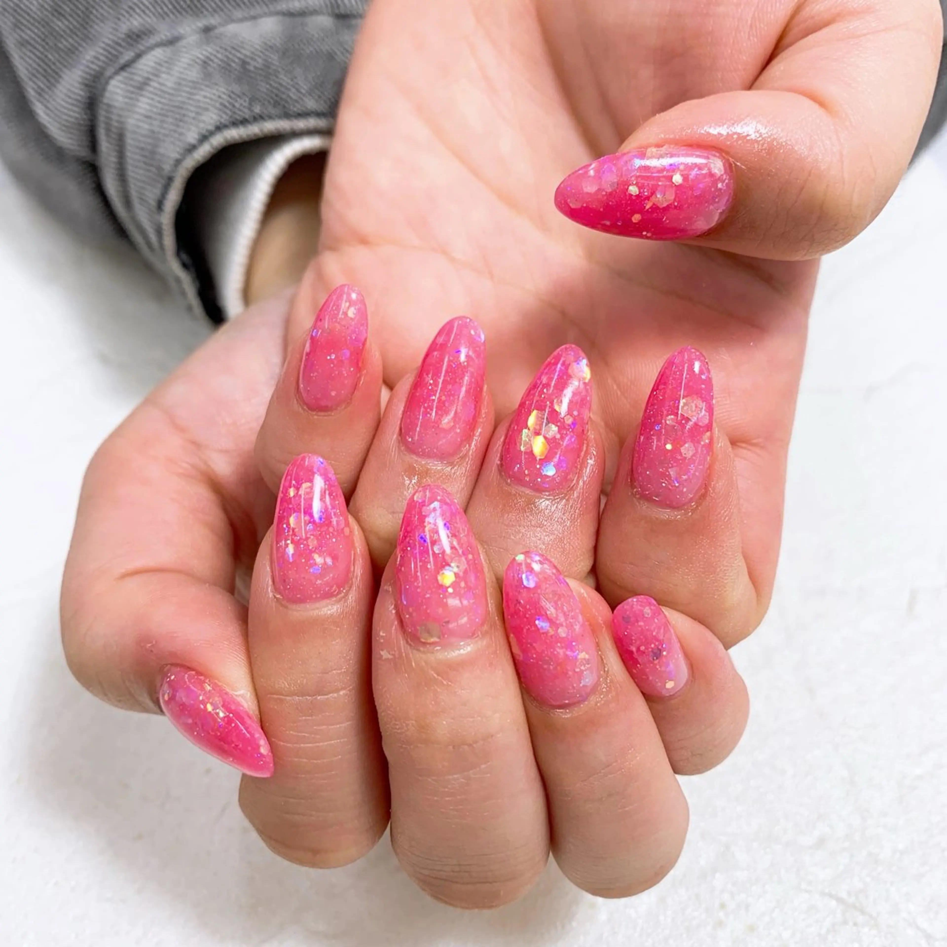 ネイル ハンドネイル ⭐︎休業中の練習⭐︎ JNA認定講師髙橋のネイルデザイン