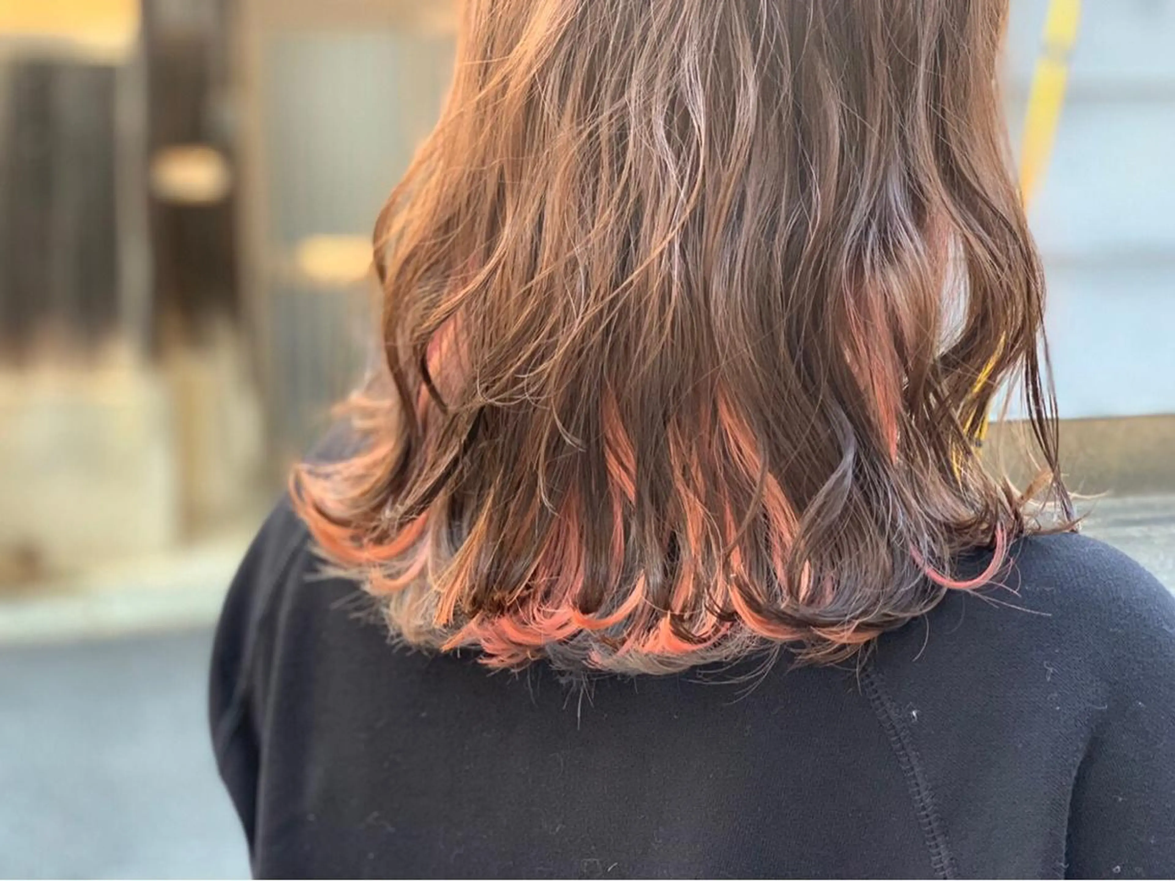 ミディアム アッシュ ヘアカラー トリートメント 長谷川 楓のヘアスタイル