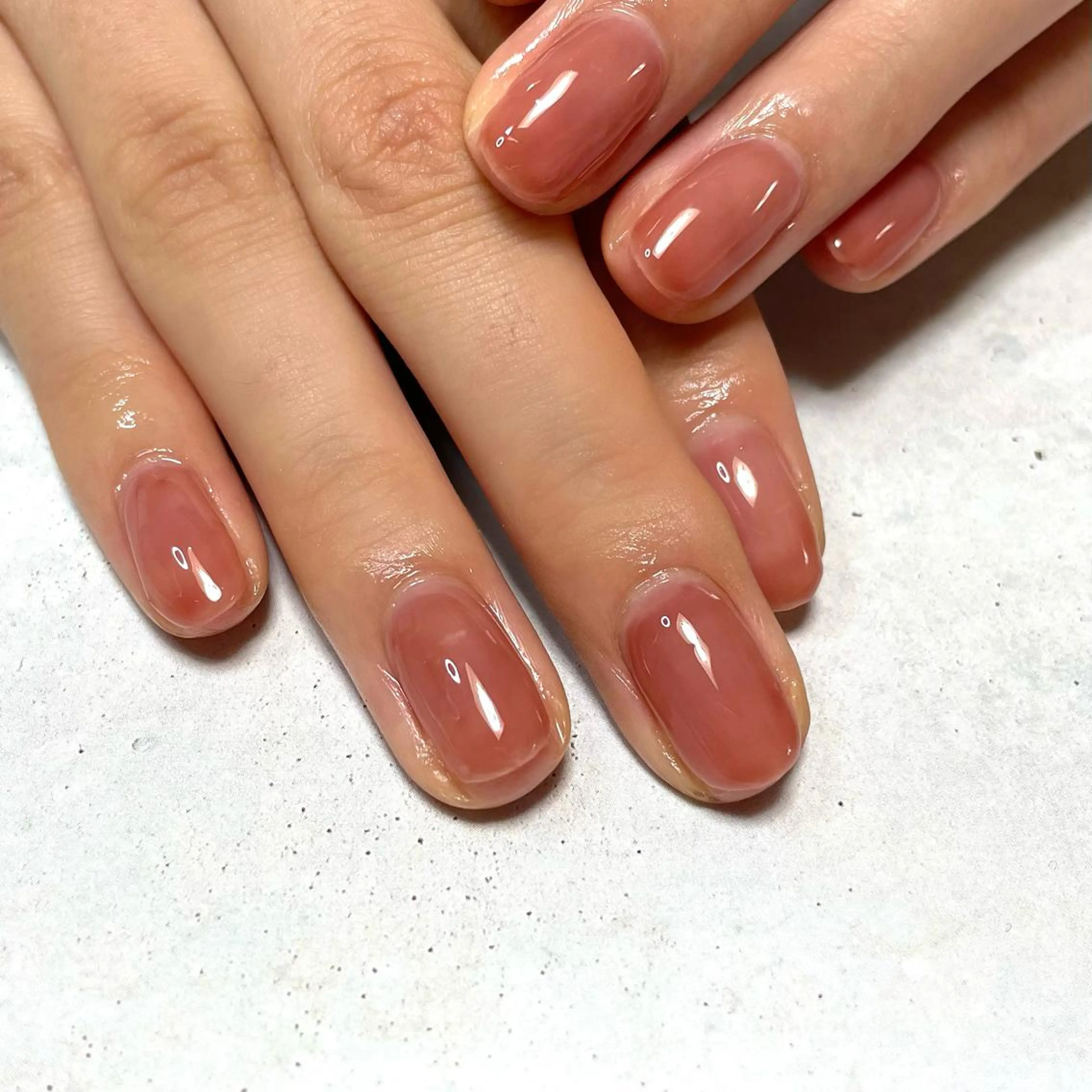 ネイル ワンカラーネイル Canola namikaのネイルデザイン