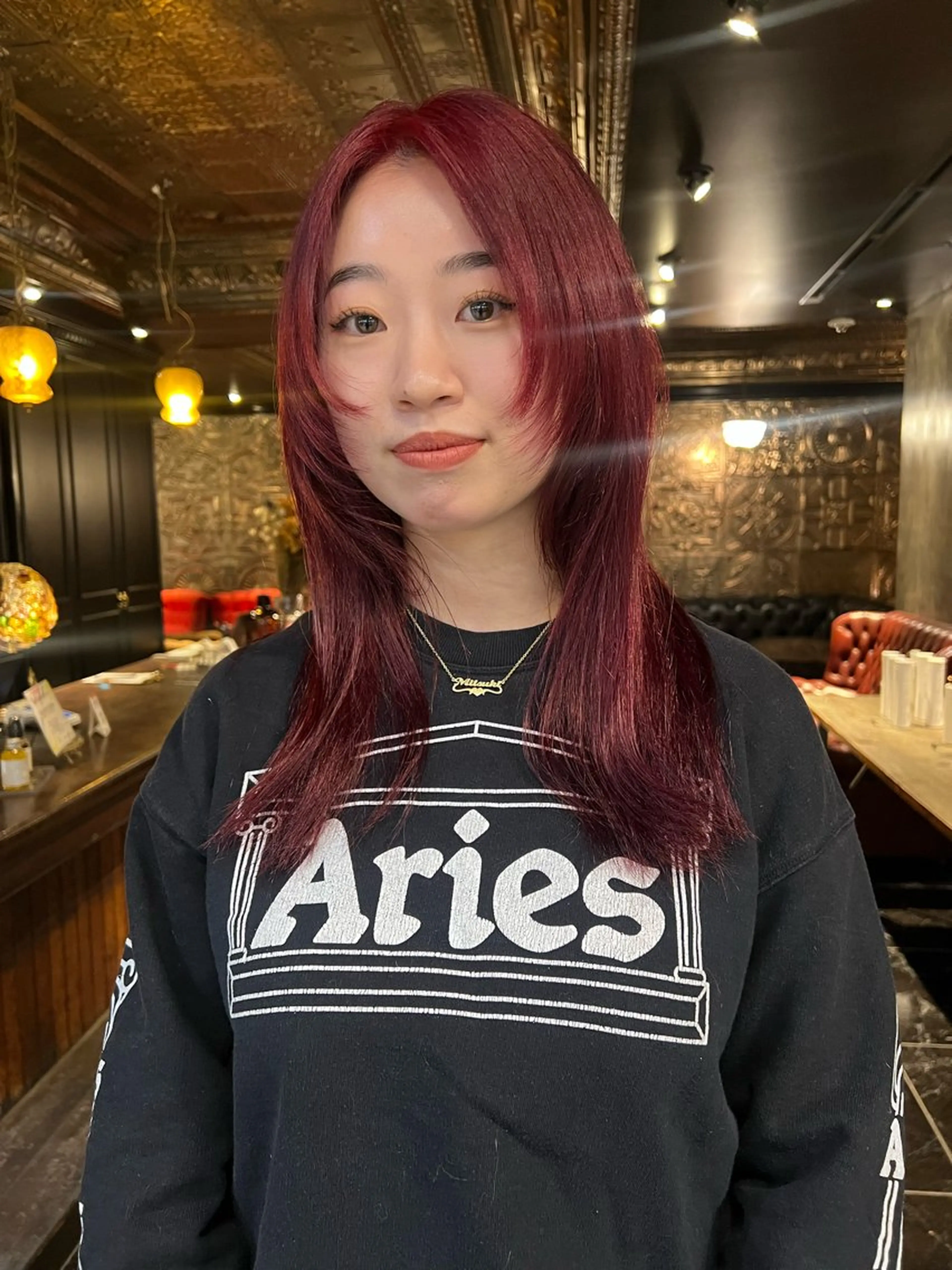 ロング カラー haco＋所属・圧倒的デザイン力 店長🎨RENAのヘアスタイル