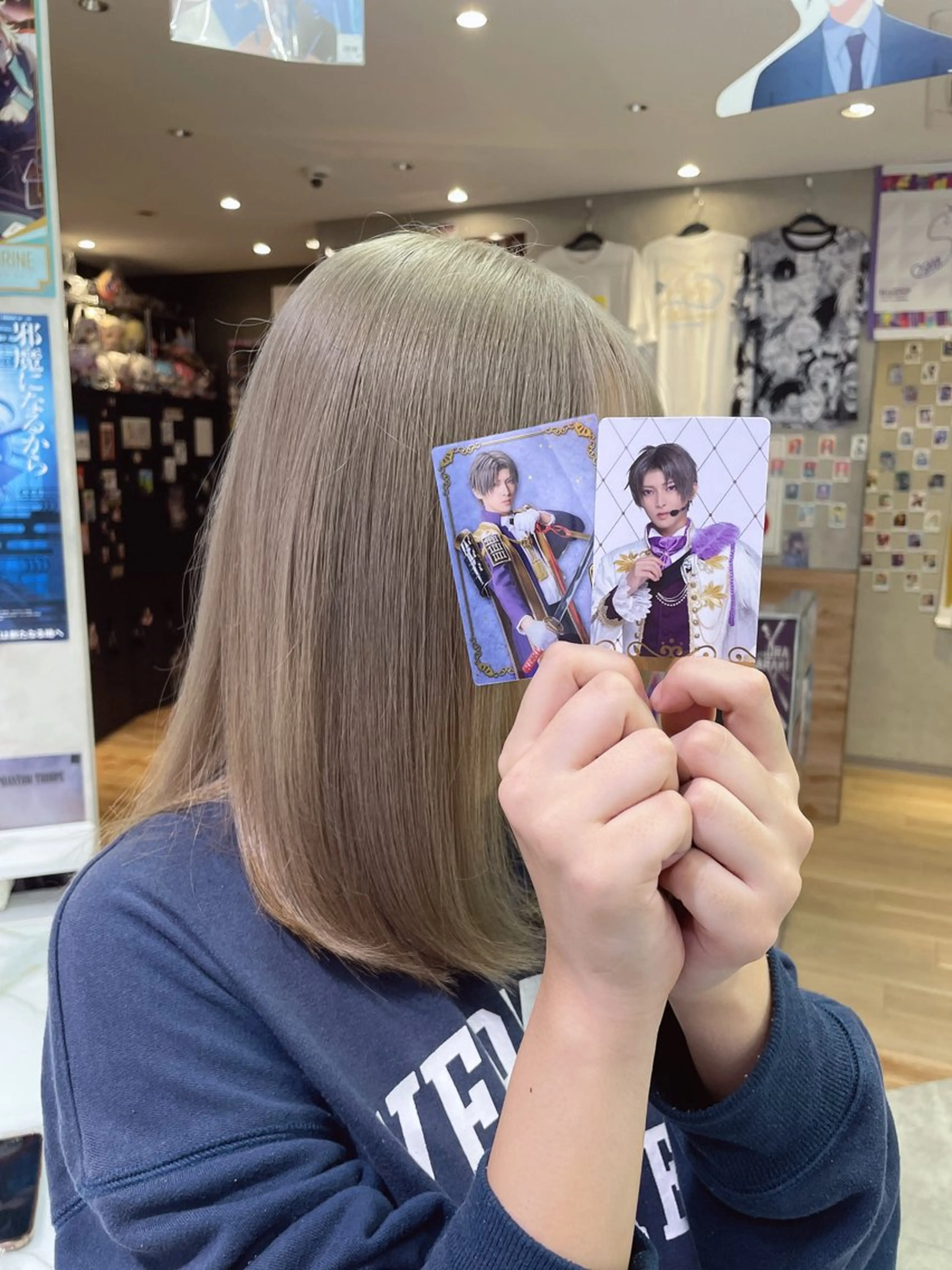 ミディアム カラー 💖推しカラー💖 オタク美容師✂ゆづきのヘアスタイル