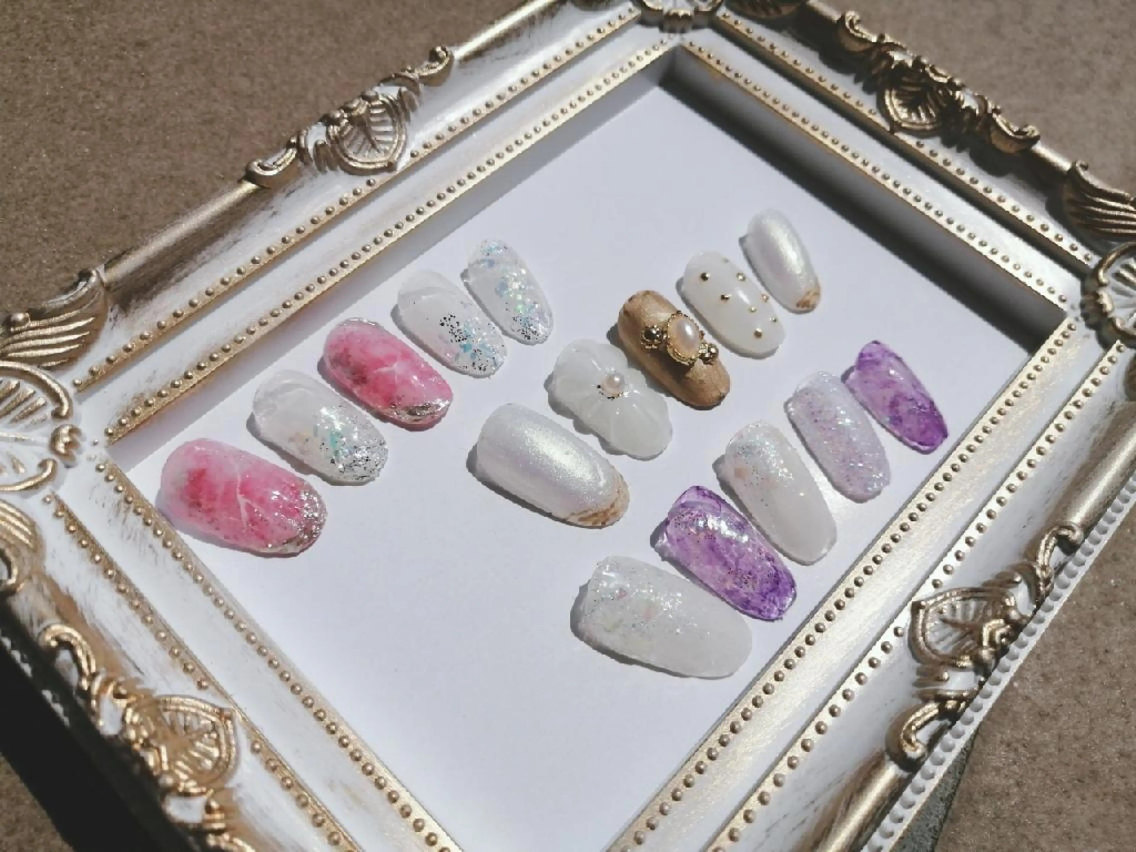 ネイル 春ネイル ハンドネイル Nail Salon macherieのネイルデザイン