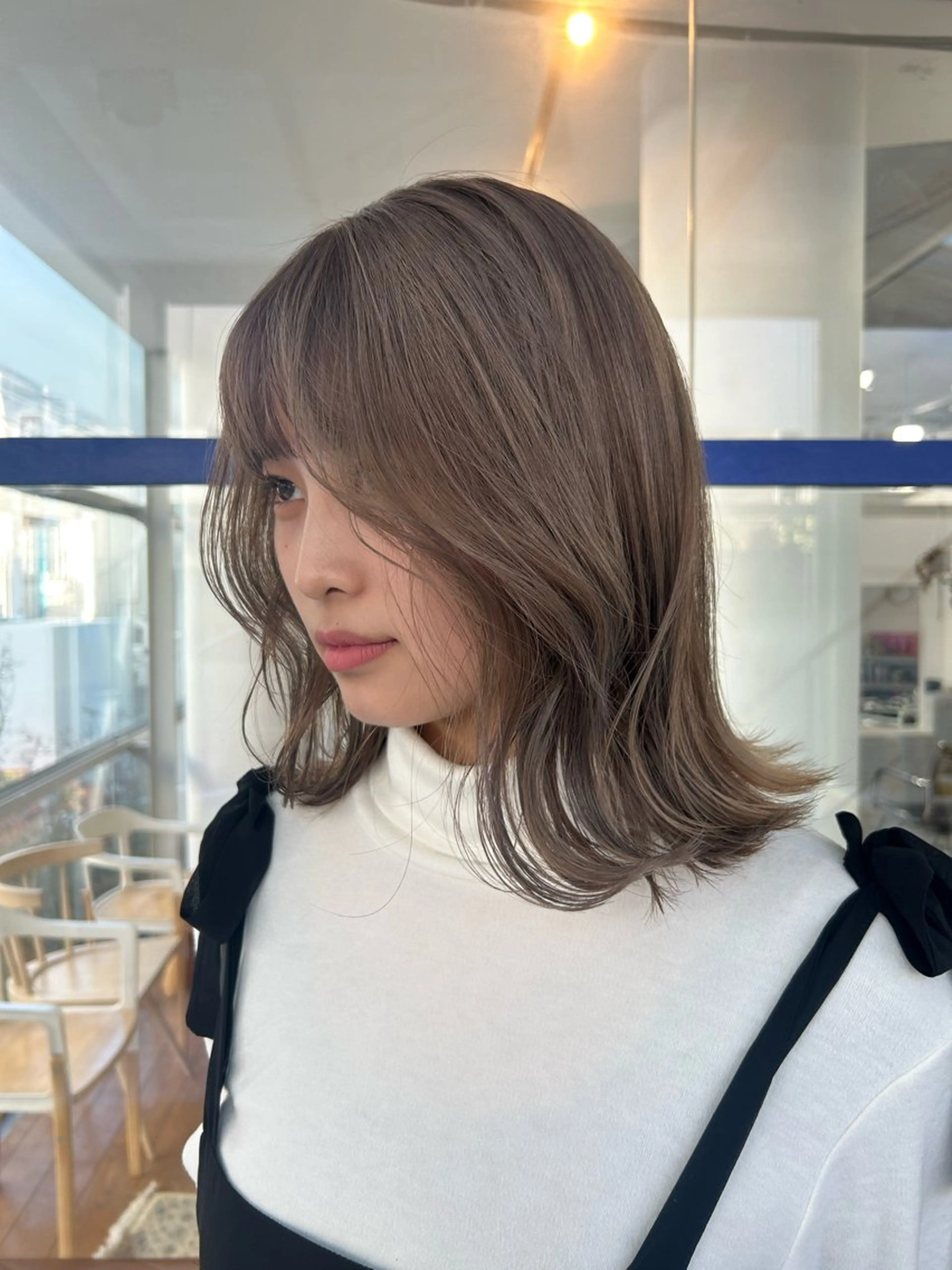 カラー VISION   aoyama所属・かがやしづ ⭐️ハイトーンのヘアスタイル