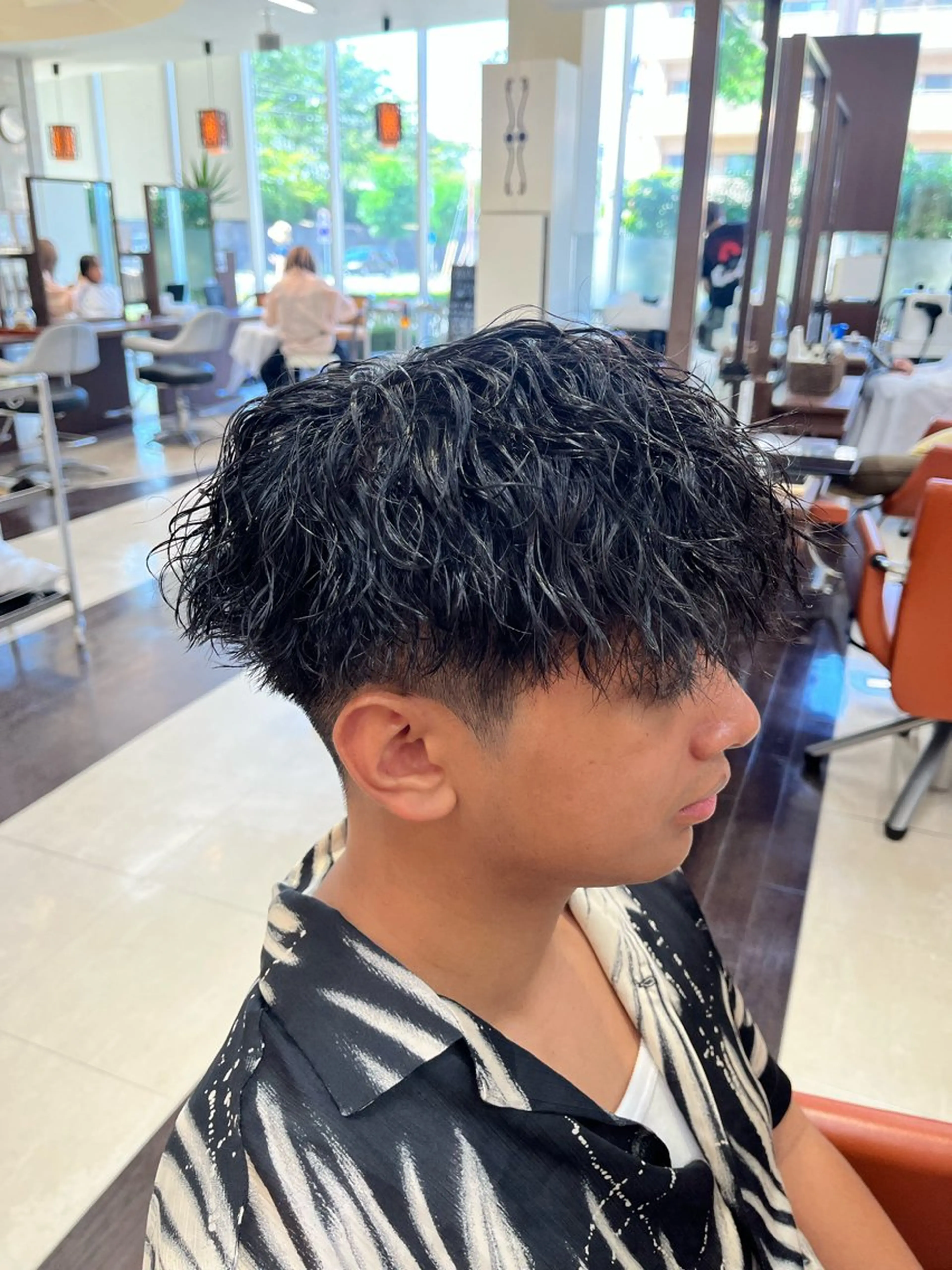 ショート パーマ メンズ マッシュ メンズパーマ ツイストスパイラルパーマ 刈り上げ スパイラルパーマ 🧊メンズ特化🧊 高木航希のヘアスタイル