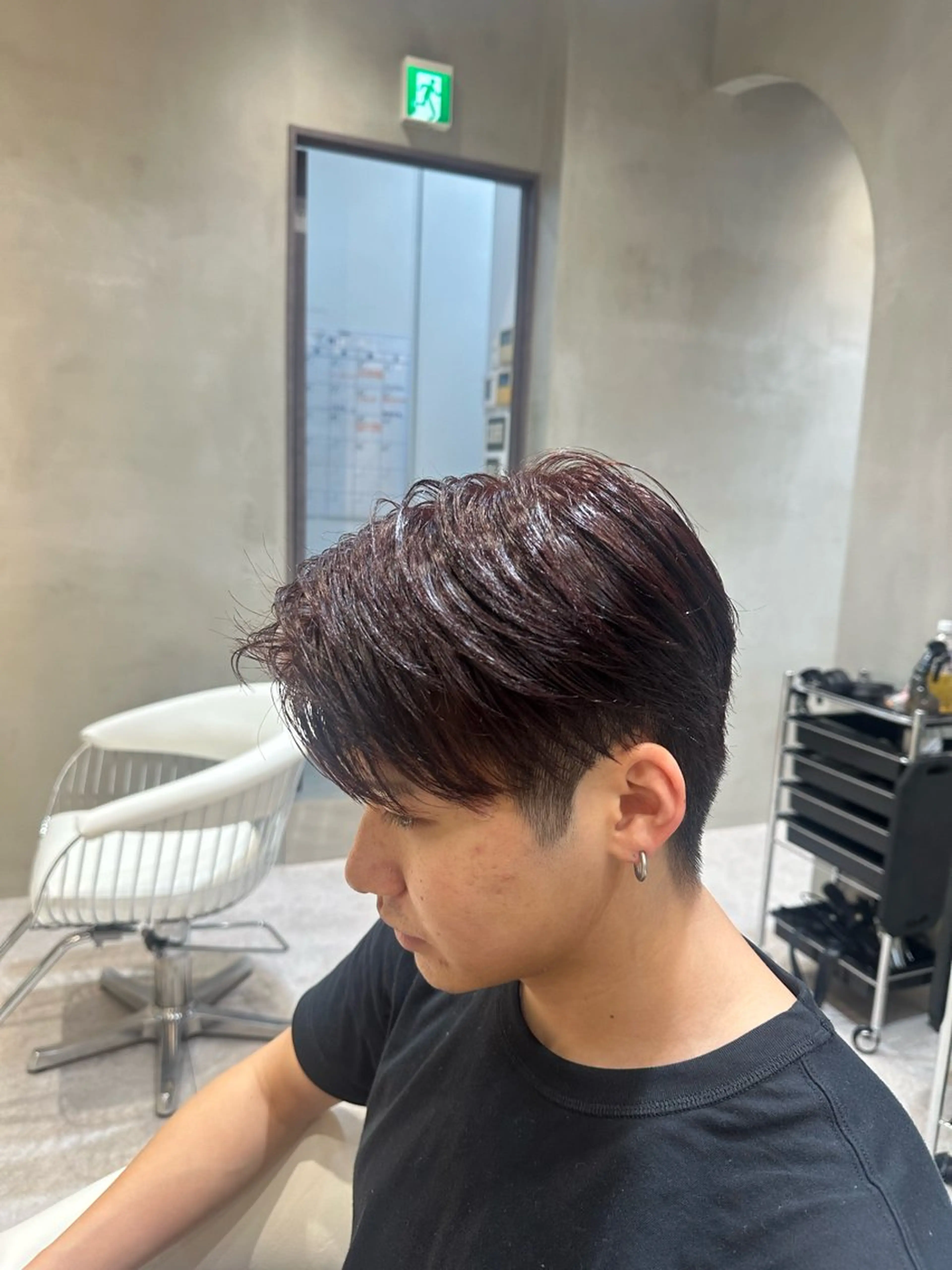 ショート カラー ヘアカラー トリートメント 透明感カラー/伊藤 陸/soigneのヘアスタイル