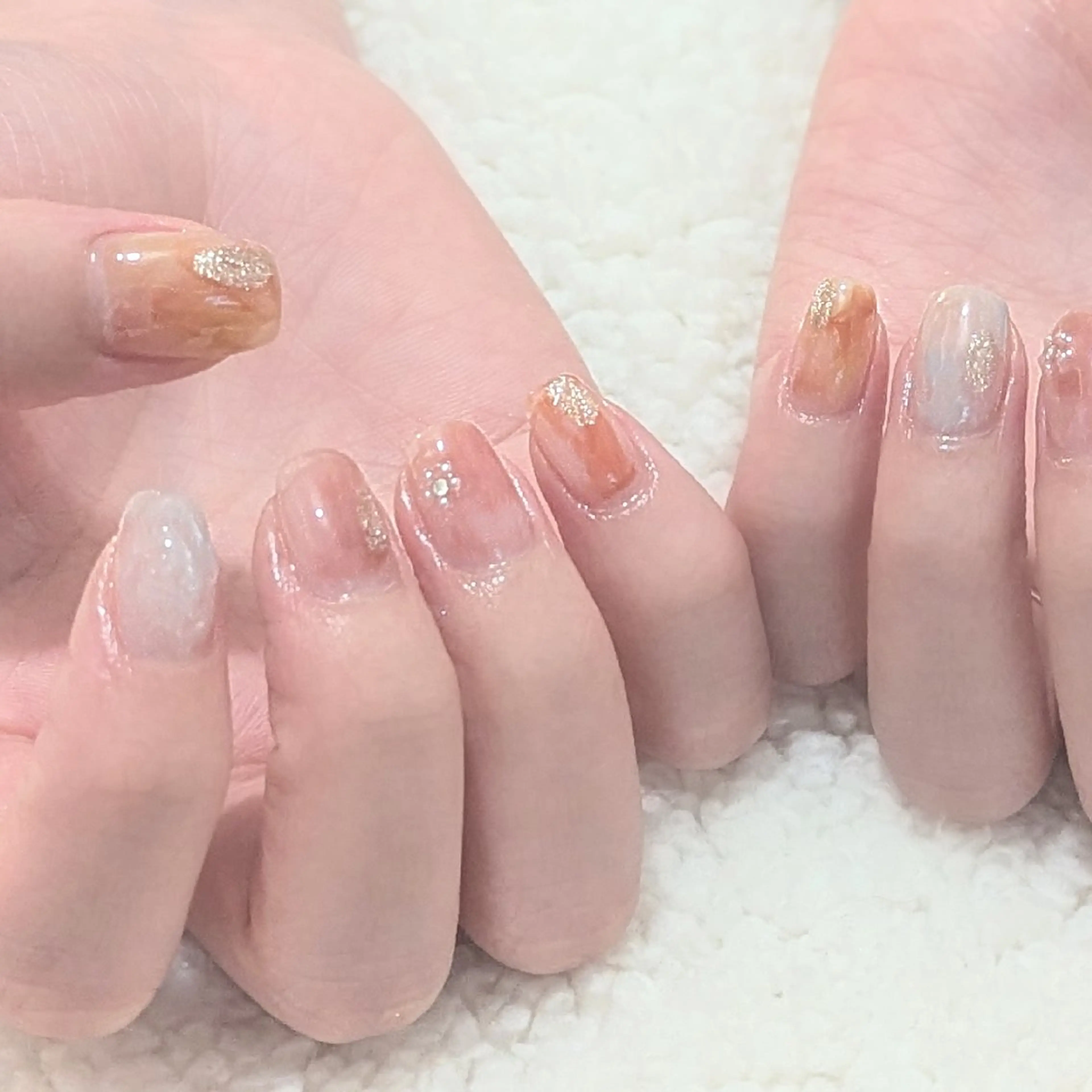 ネイル ニュアンスネイル VIBLISS福岡店 yurichanのネイルデザイン