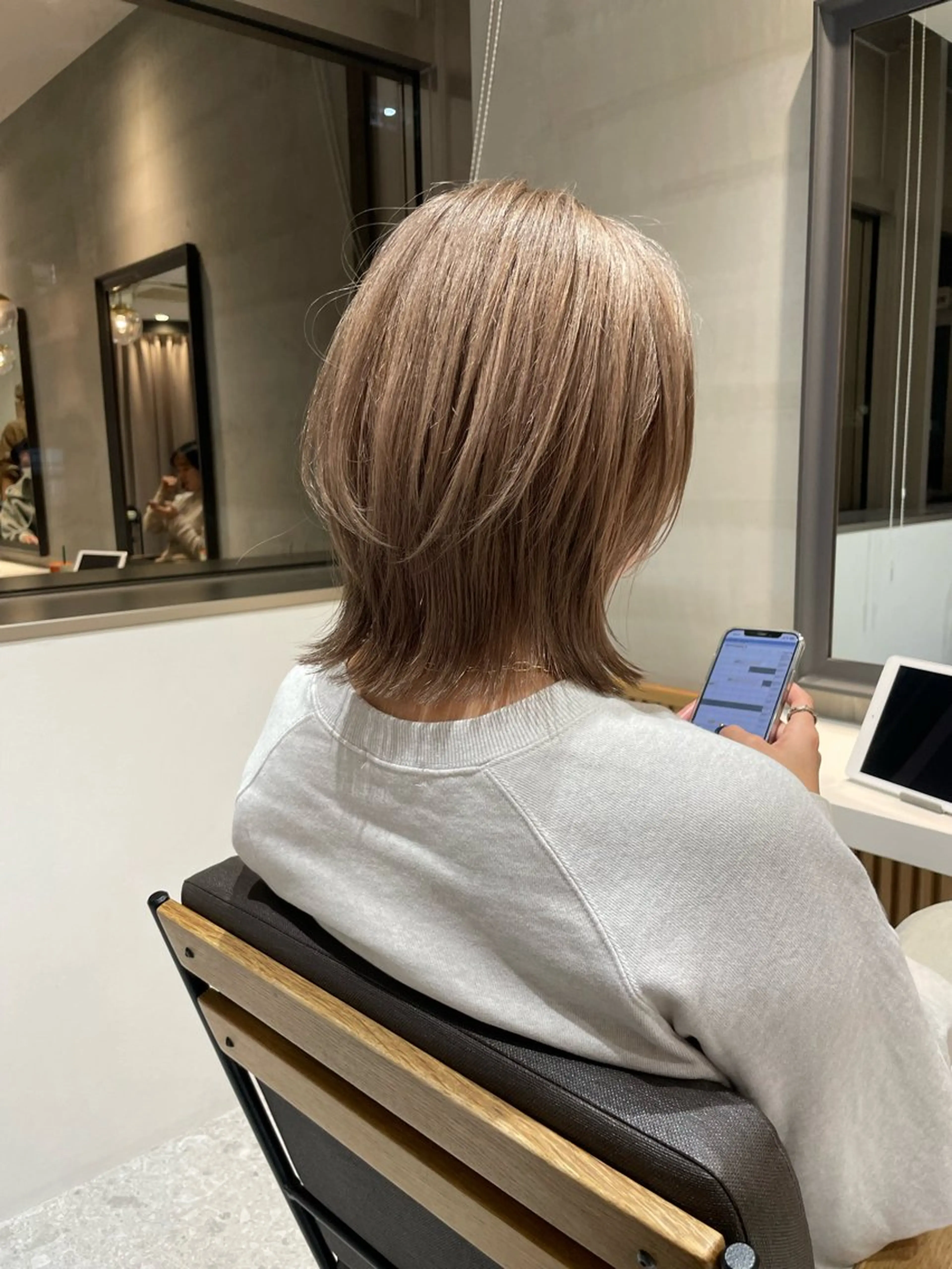 ショート ヘアカラー トリートメント Aster 店長 れおん✂️のヘアスタイル