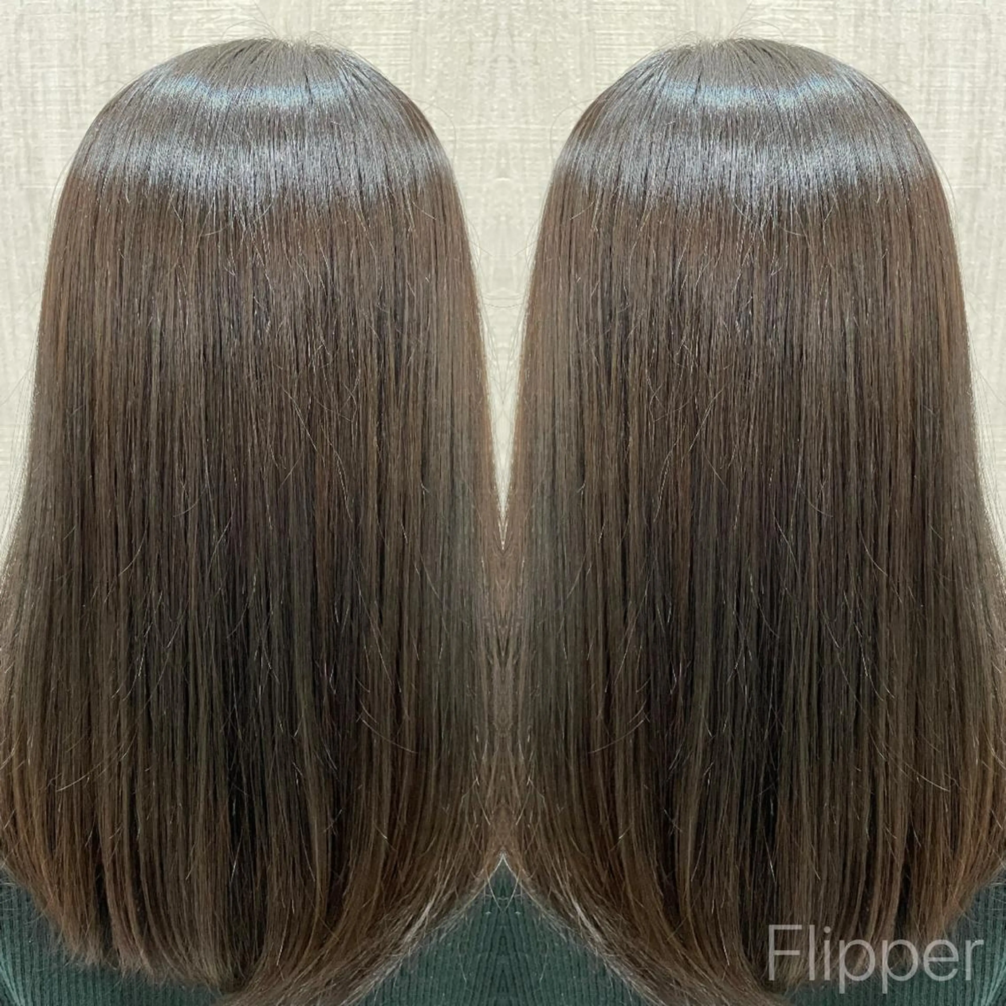 セミロング トリートメント 店長✨レイヤー✖️ 髪質改善✖️韓国ヘアのヘアスタイル