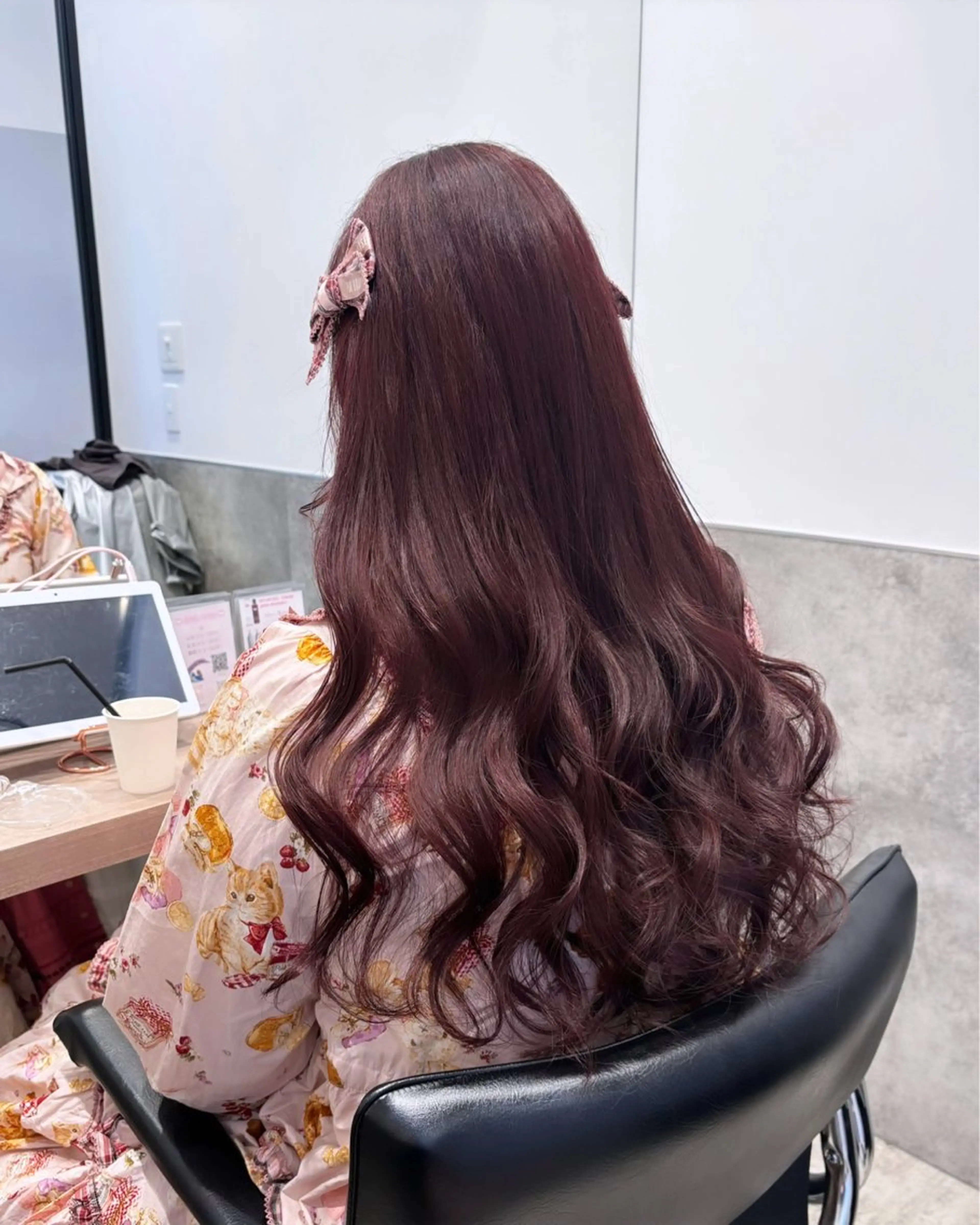 ロング カラー カット ヘアカラー トリートメント 💗ガーリーヘア🎀 saki💗のヘアスタイル
