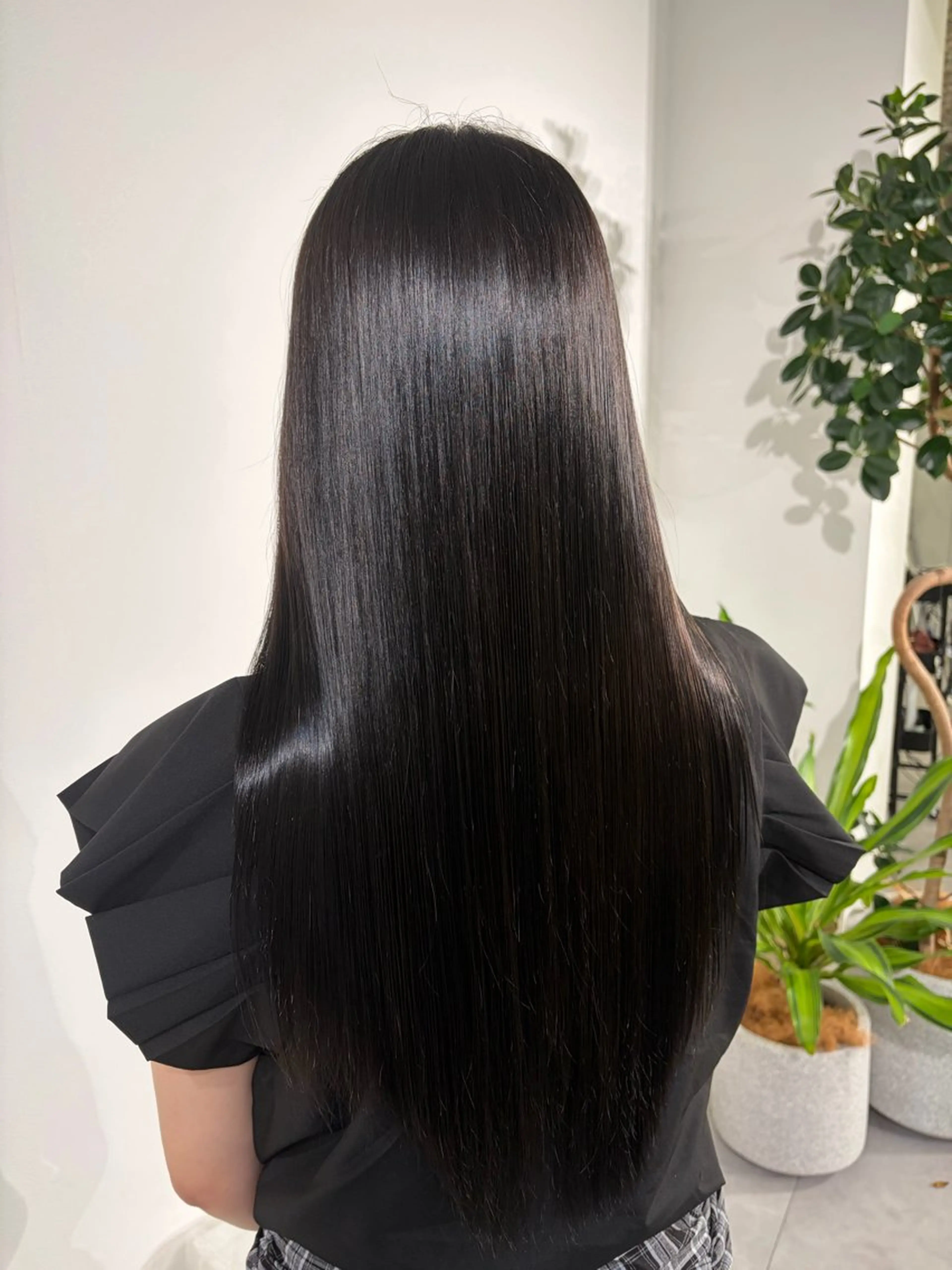 カラー ヘアカラー 五十棲 光里のヘアスタイル