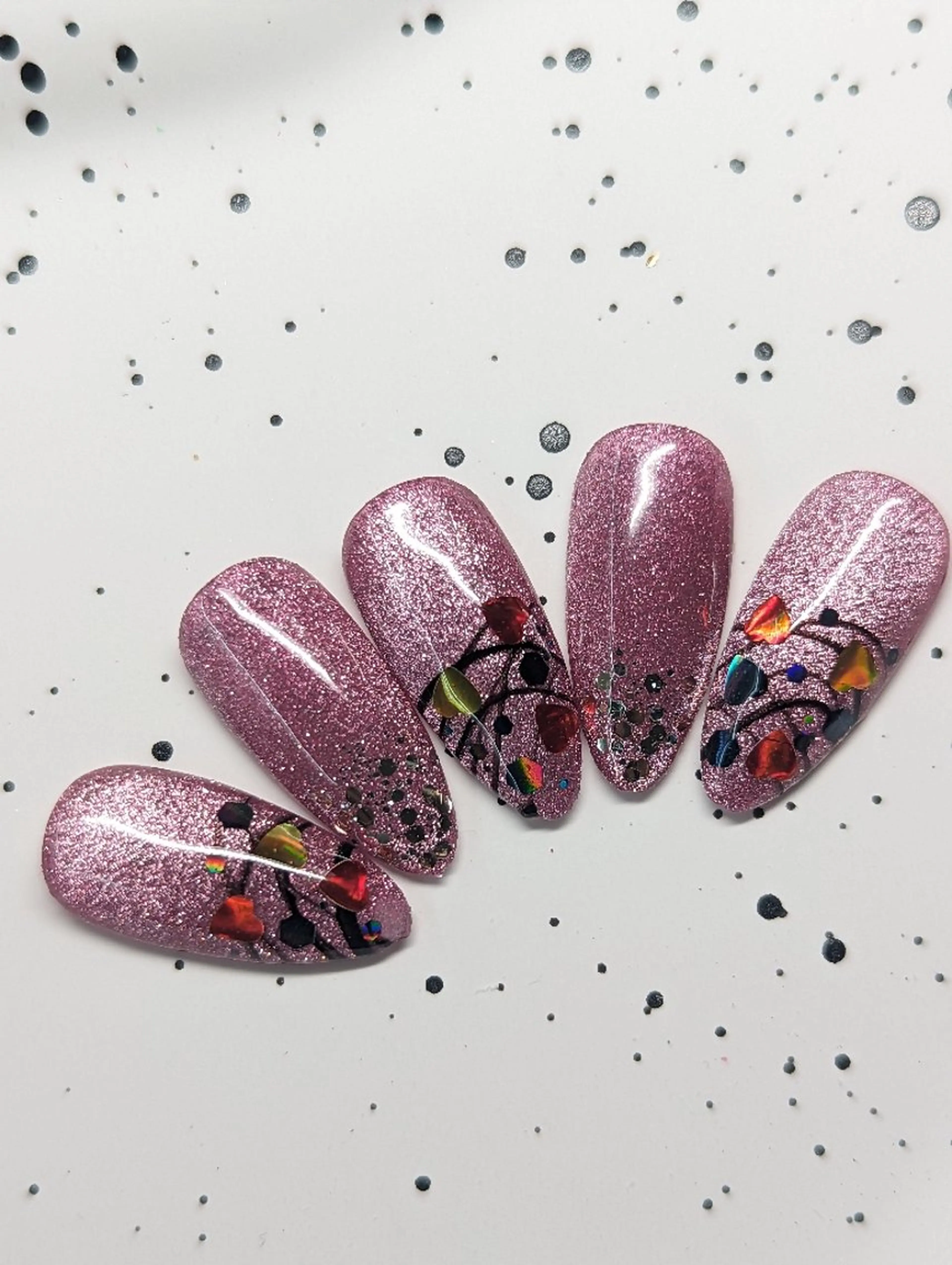 ネイル バレンタイン ハンドネイル Nailsalon Graciasのネイルデザイン
