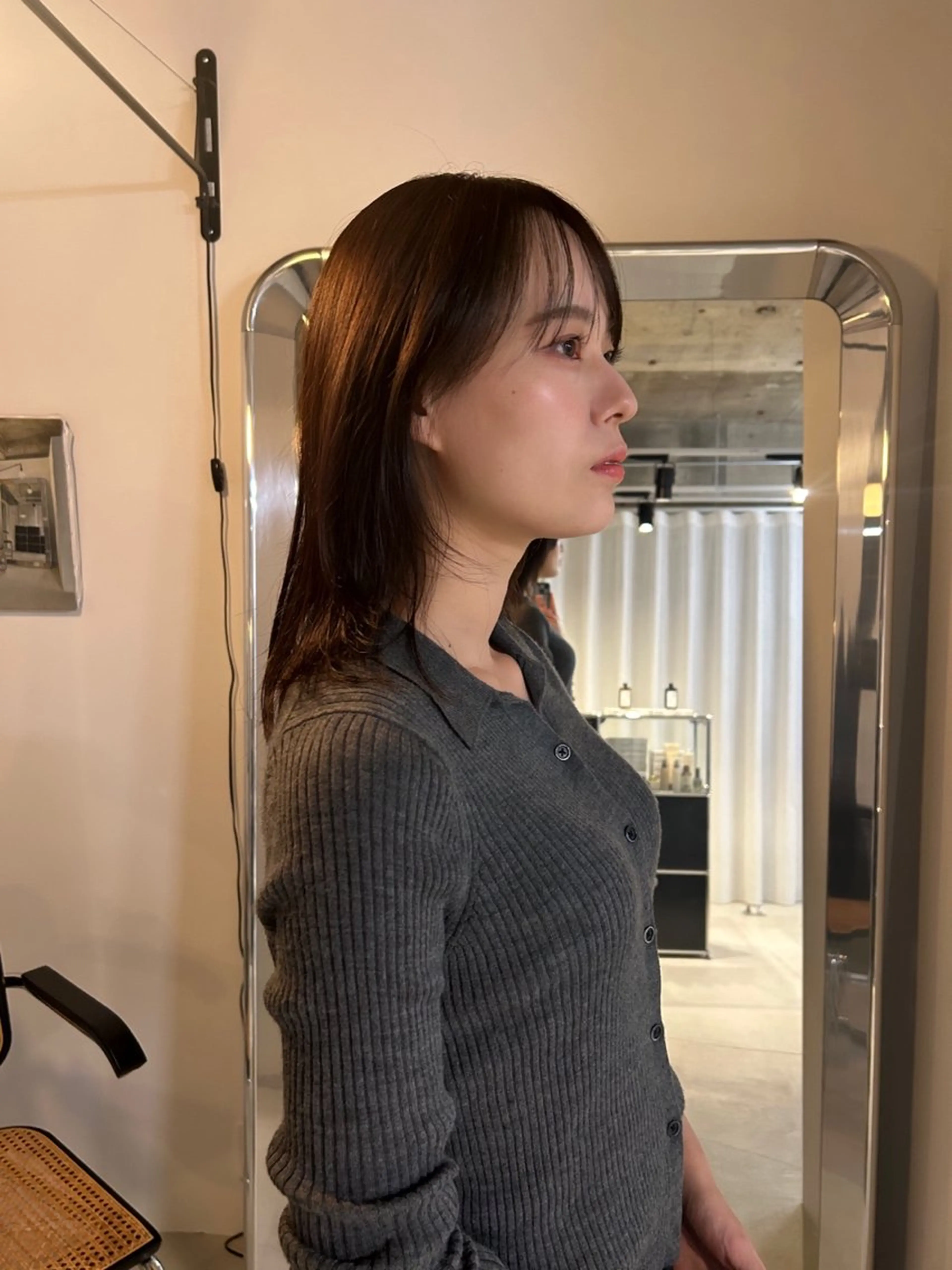 ミディアム kana shimizuのヘアスタイル