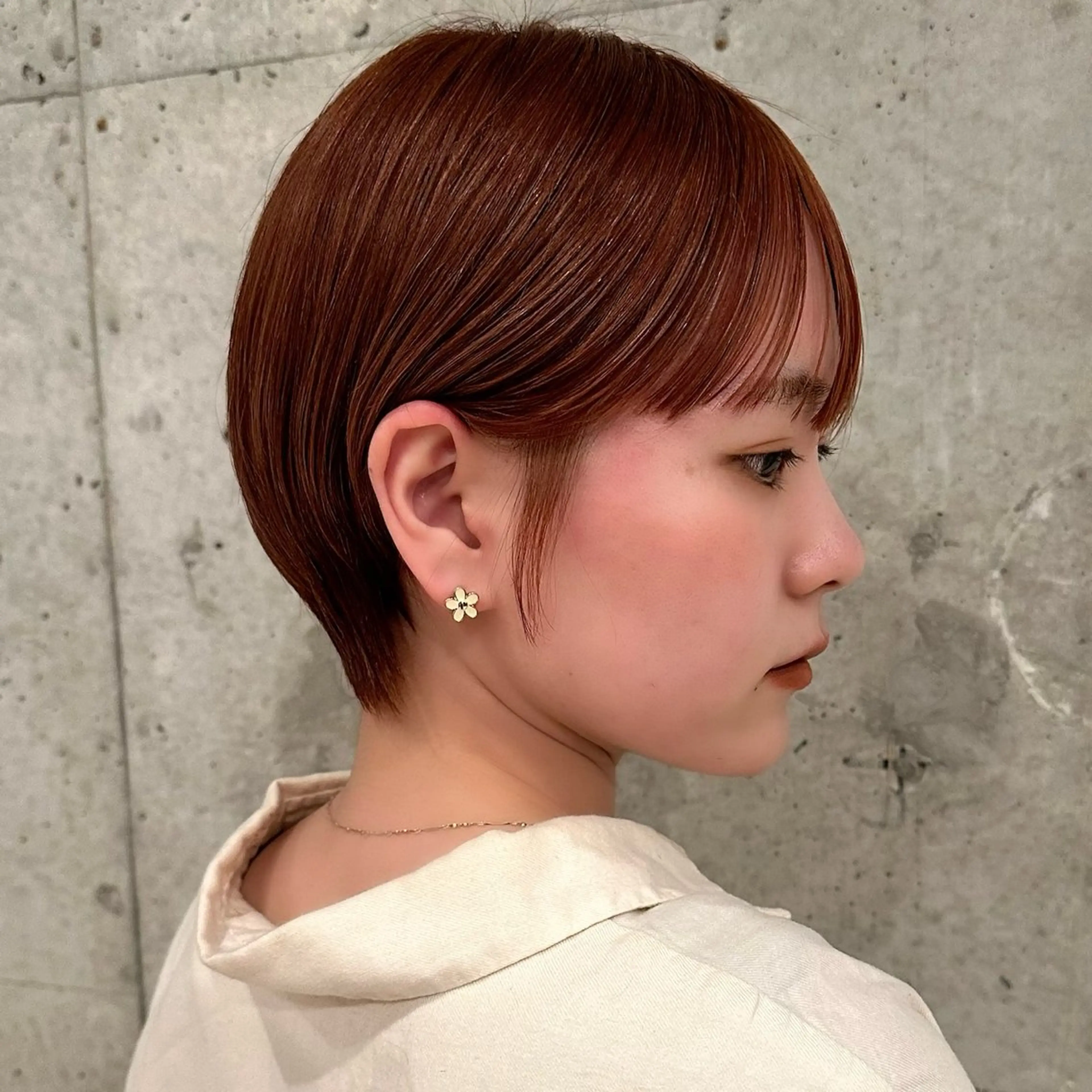 ショート ショートヘア ボブ/レイヤー/ニュ アンスパーマ/小夏のヘアスタイル