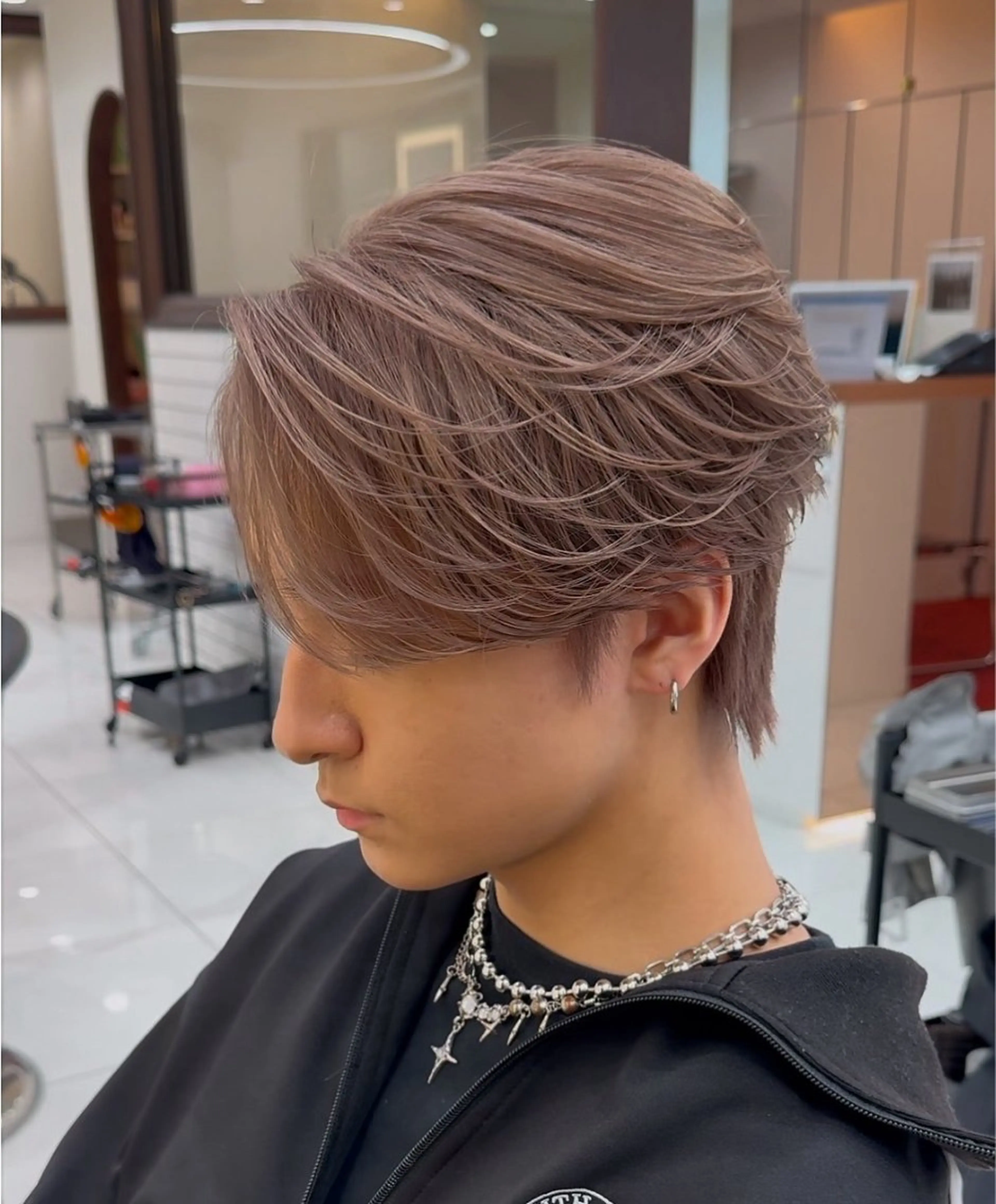カラー メンズ 菅野 心悠/メンズヘアのヘアスタイル