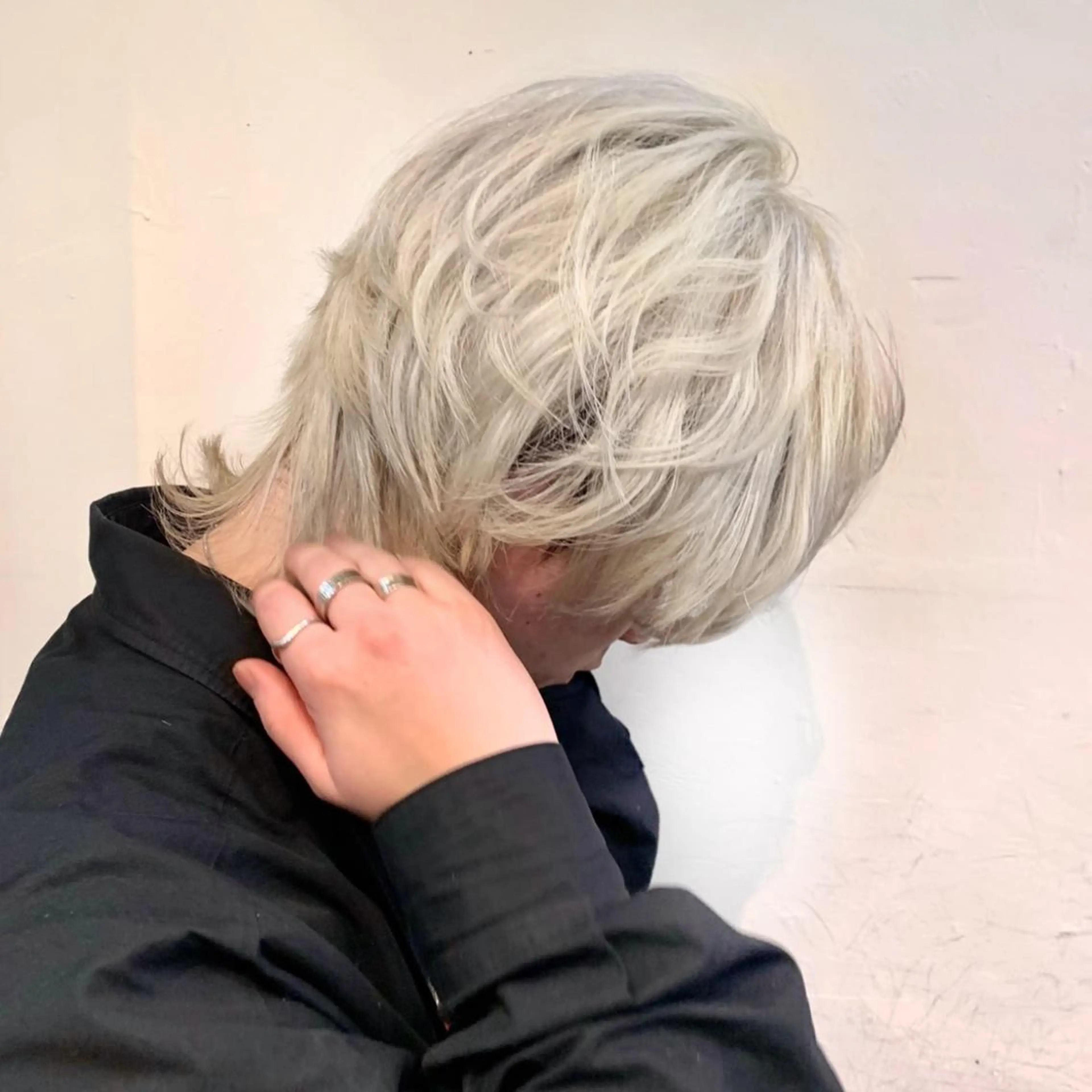 ミディアム カラー メンズ 倉田 翔のヘアスタイル