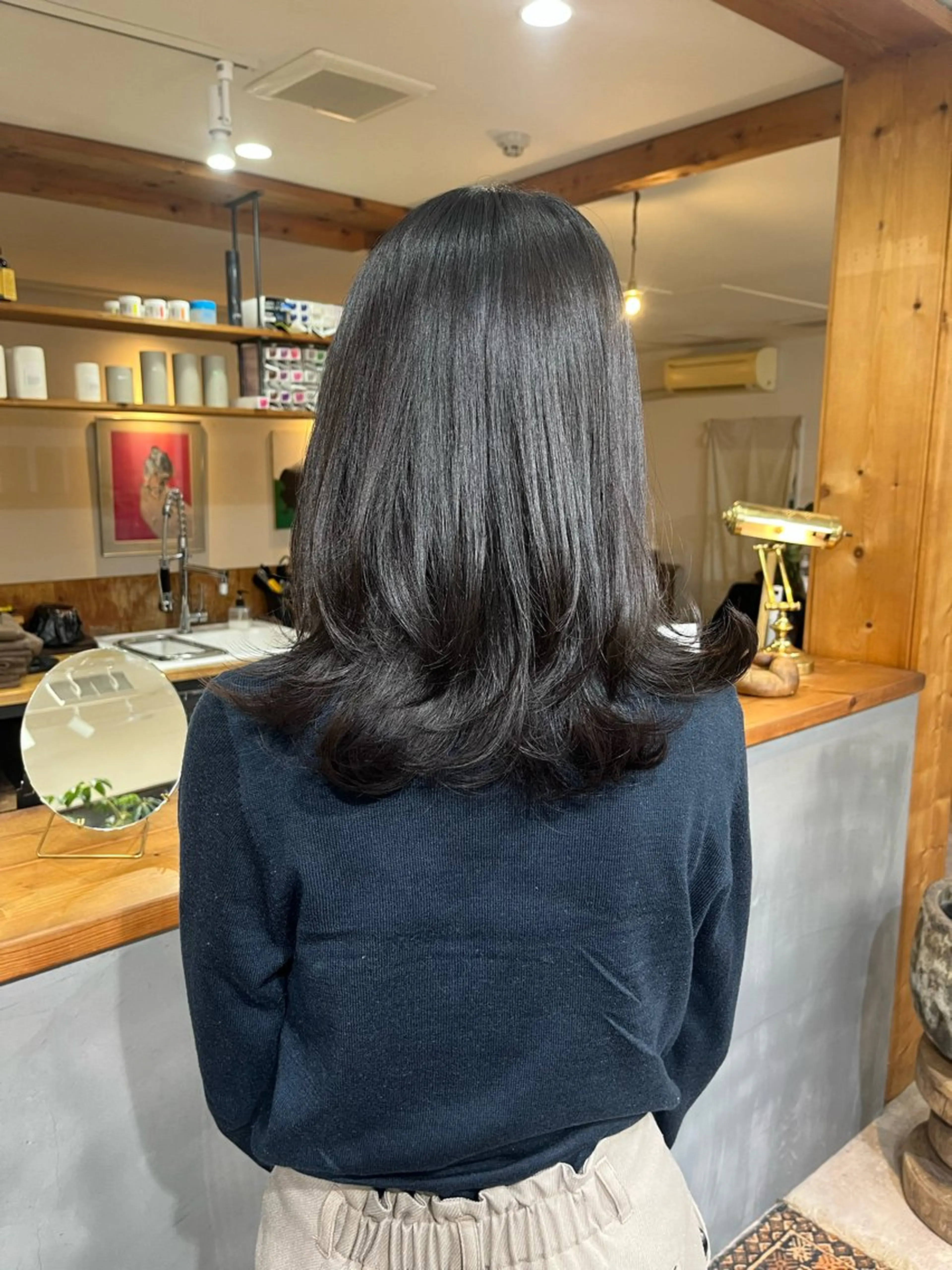 ロング くびれヘア レイヤーカット タマムラ　ミヅキ🌙 HOWDYのヘアスタイル