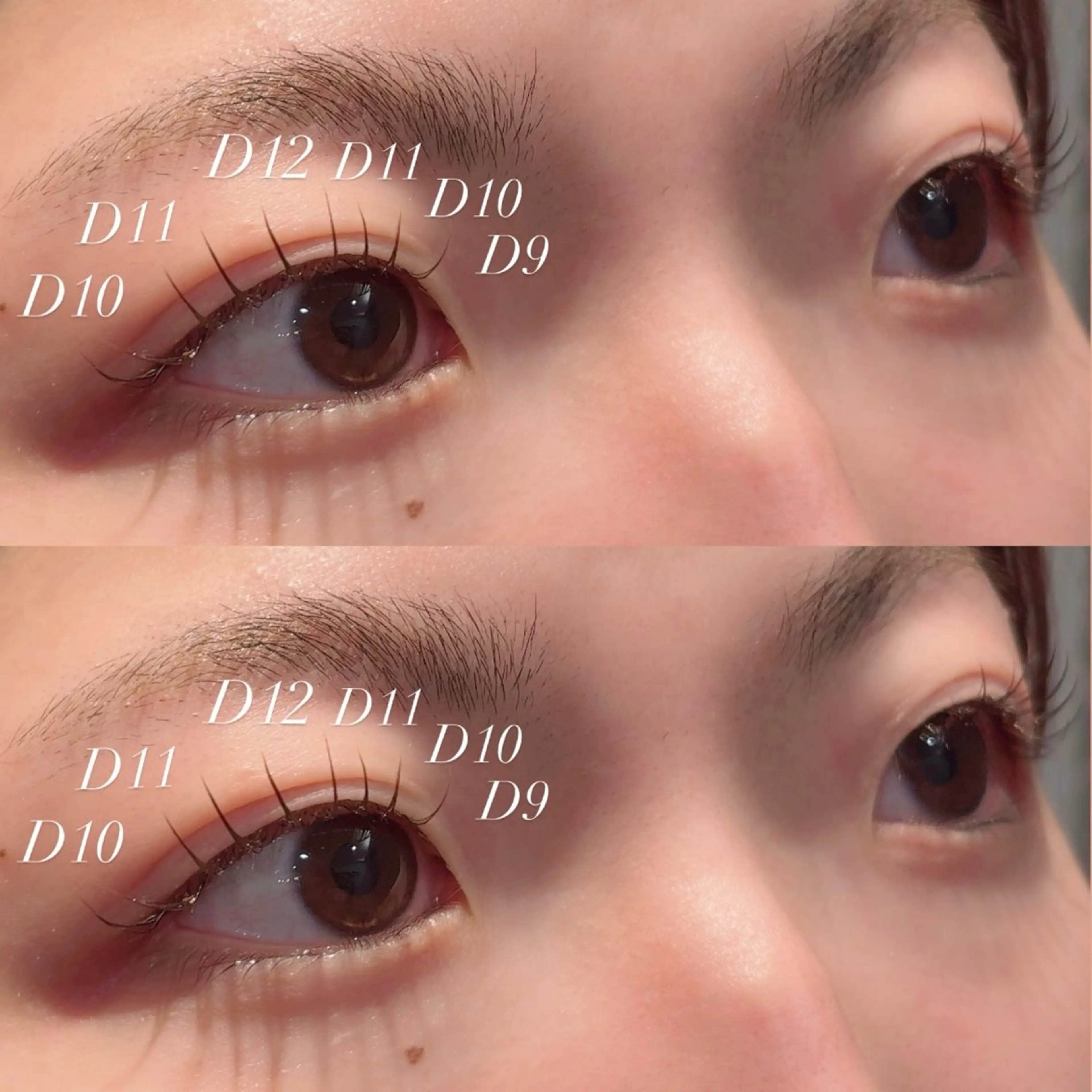 マツエク・マツパ カラーマツエク キュート マツエク 永山 千尋のマツエク・マツパデザイン