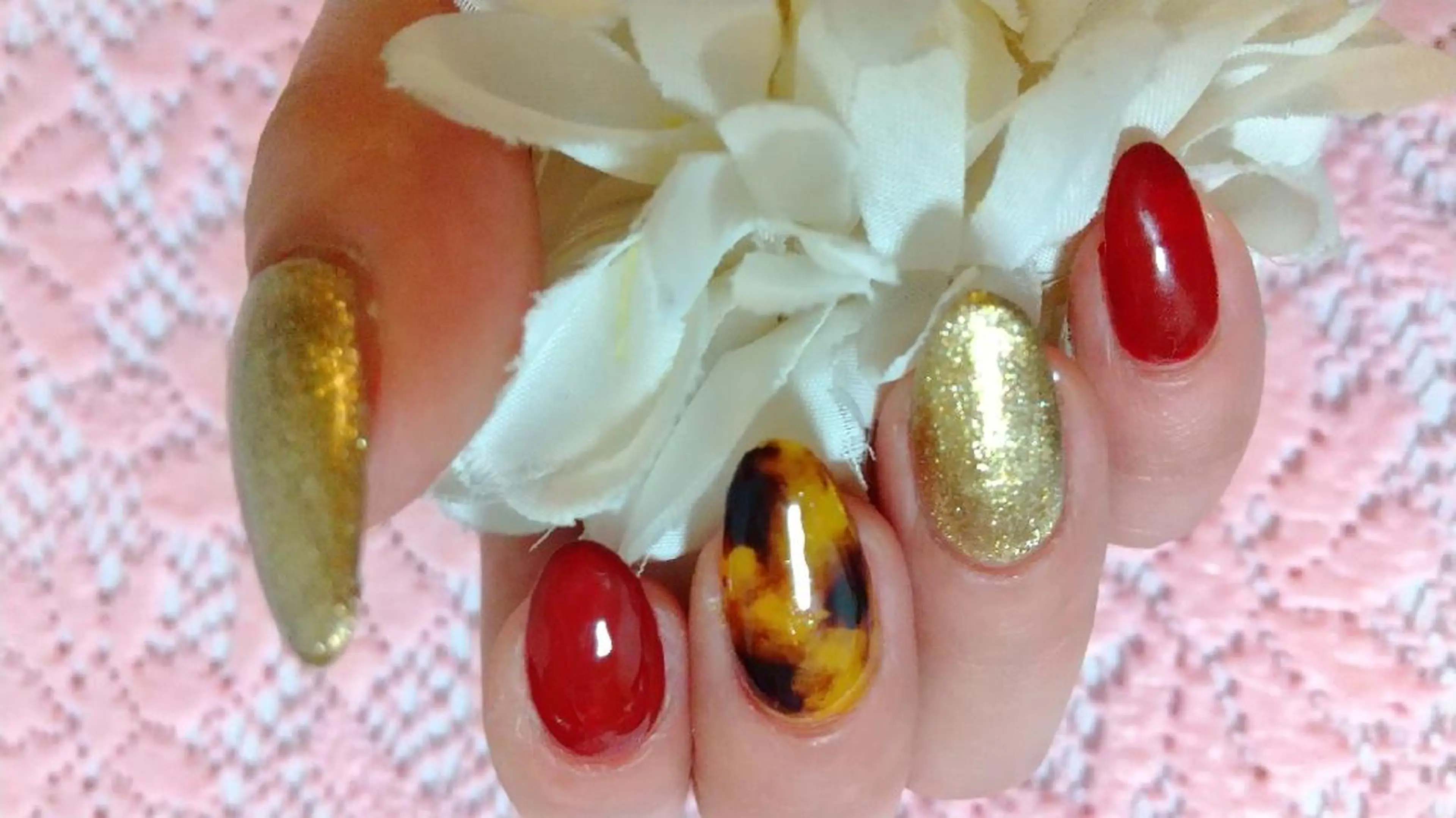 3色まで無料✨【ハンドワンカラー(オフ有り)+ドライケア】シンプルコース💅の写真