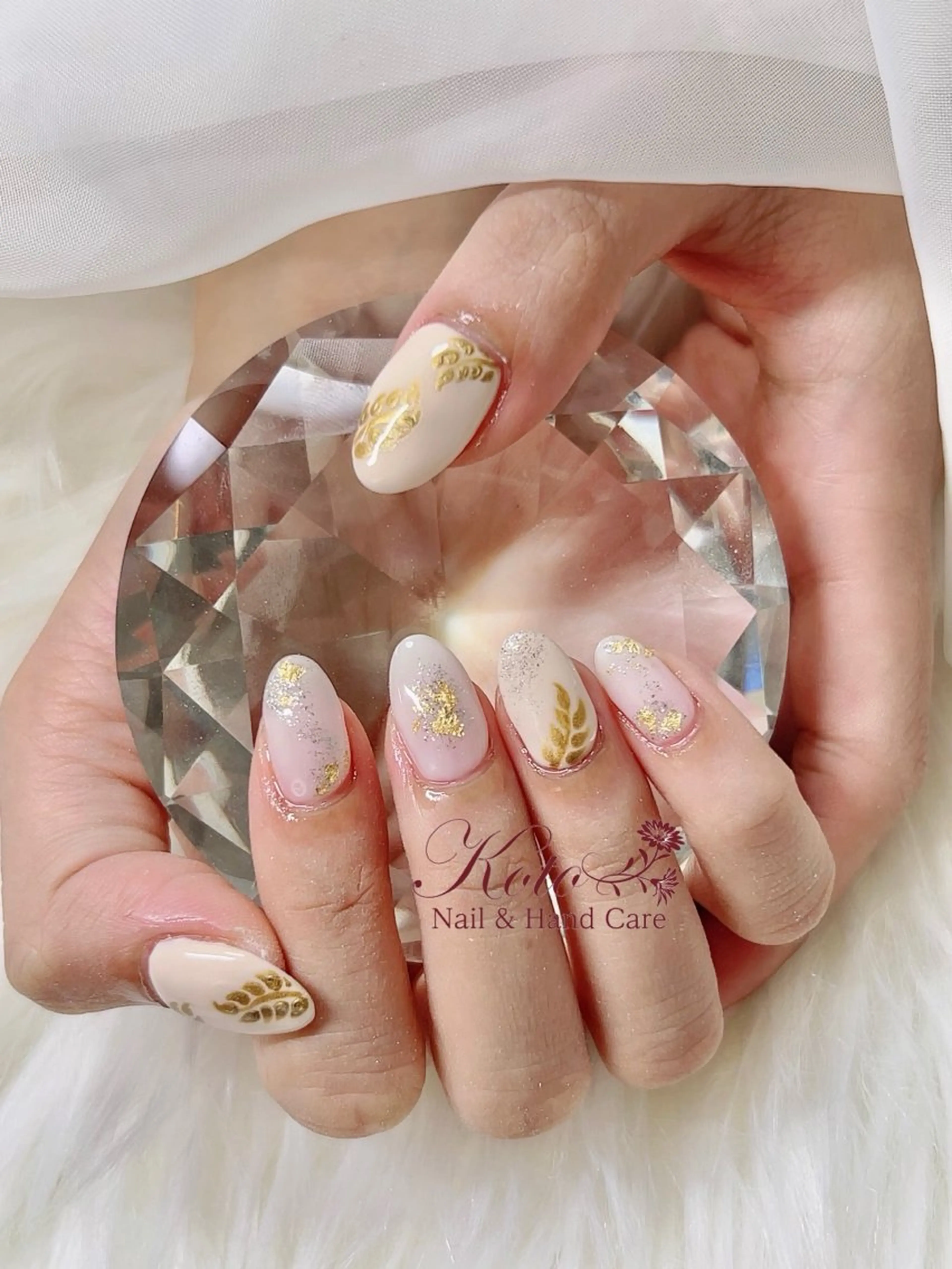 ネイル 長さ出し ジェルネイル 持ち込み ニュアンスネイル 赤色 ハンドネイル Nail Salon KOTOのネイルデザイン