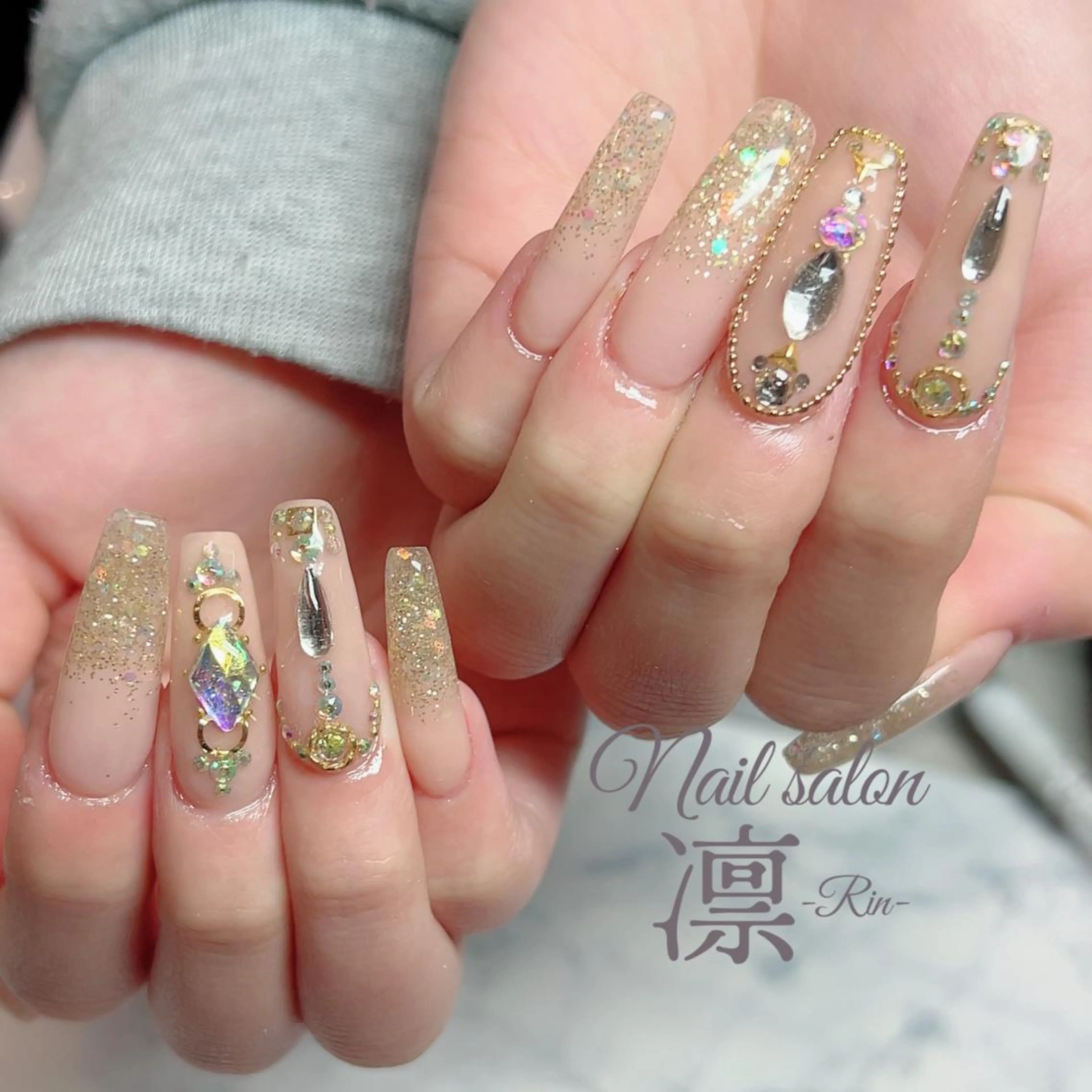 ネイル スカルプネイル private salon凛のネイルデザイン