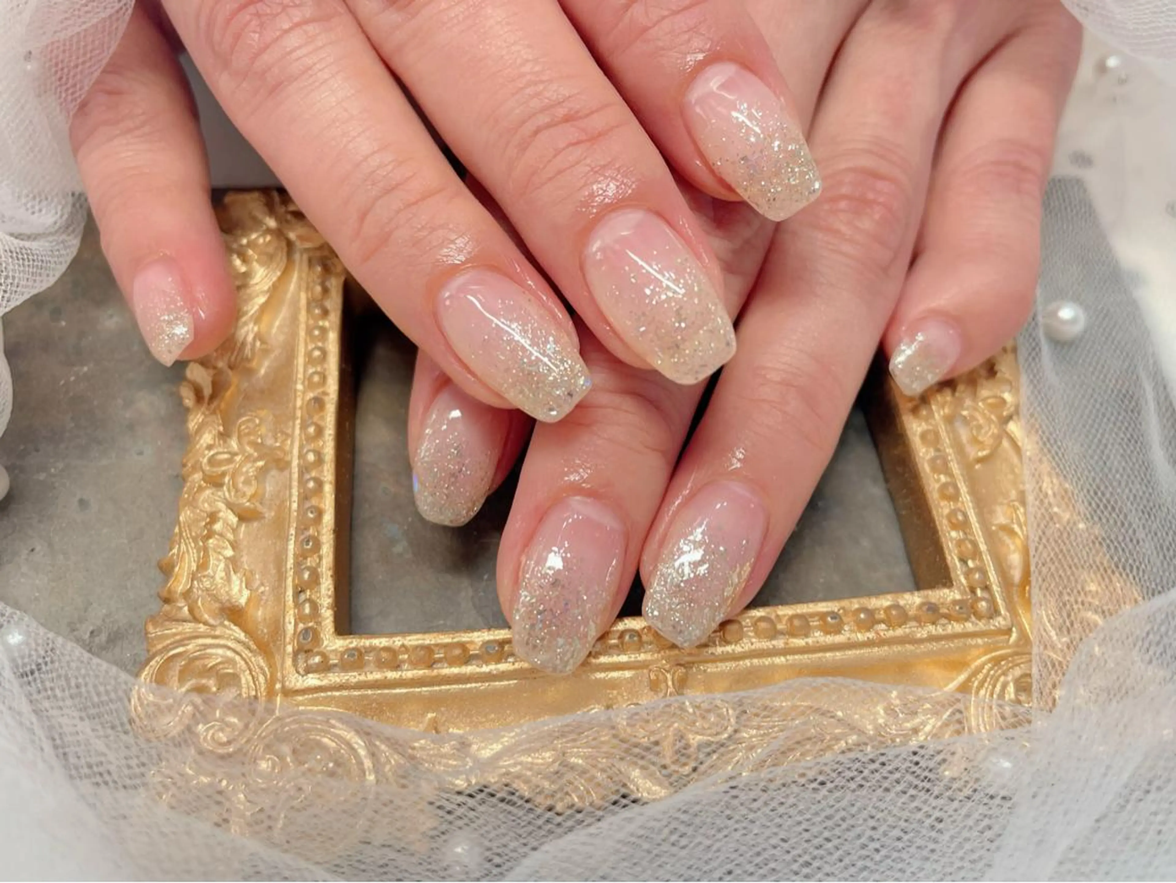 ネイル ハンドネイル マジック ミラーのネイルデザイン