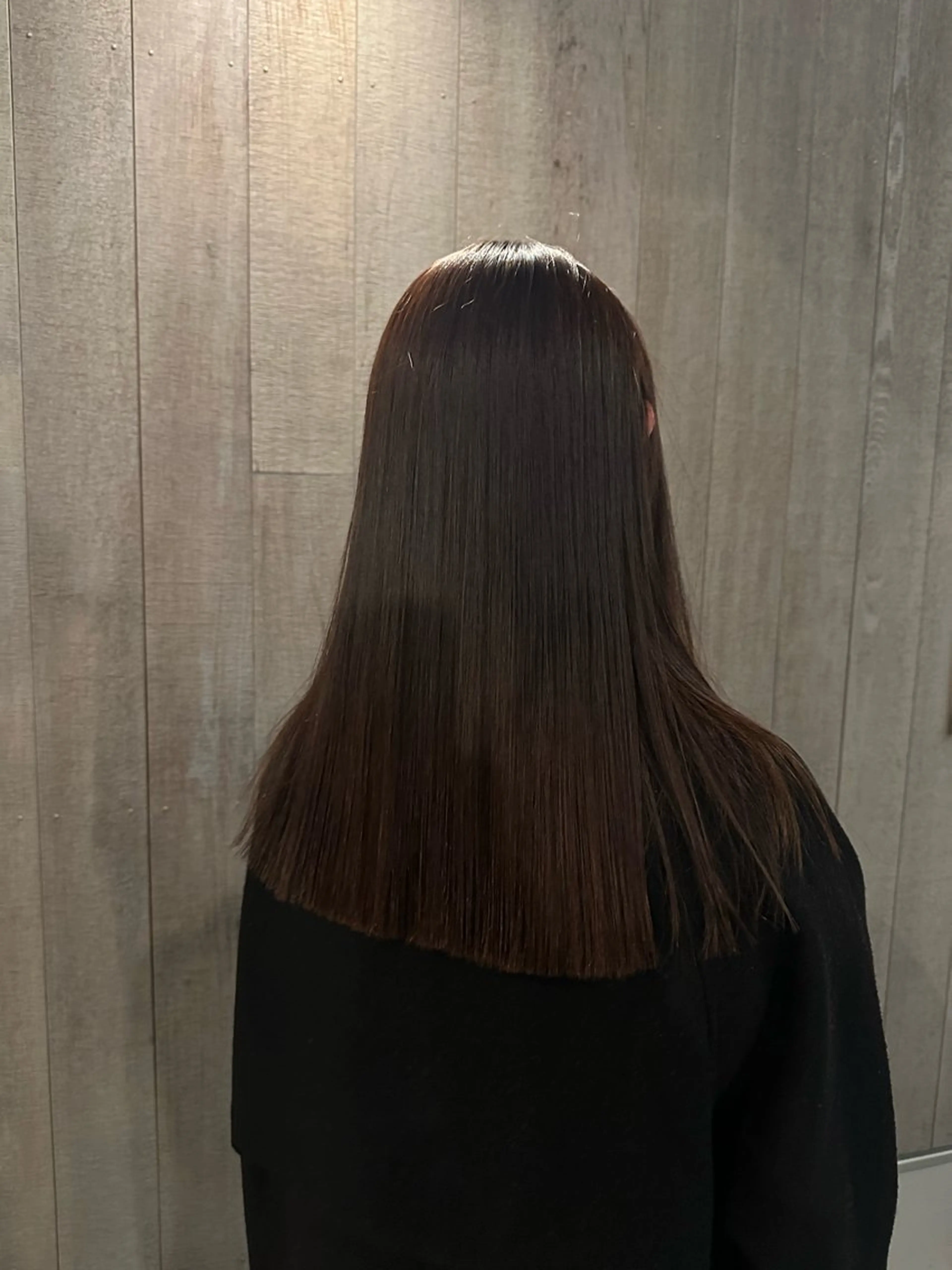 セミロング 似合わせレイヤー 海外風レイヤーmioのヘアスタイル