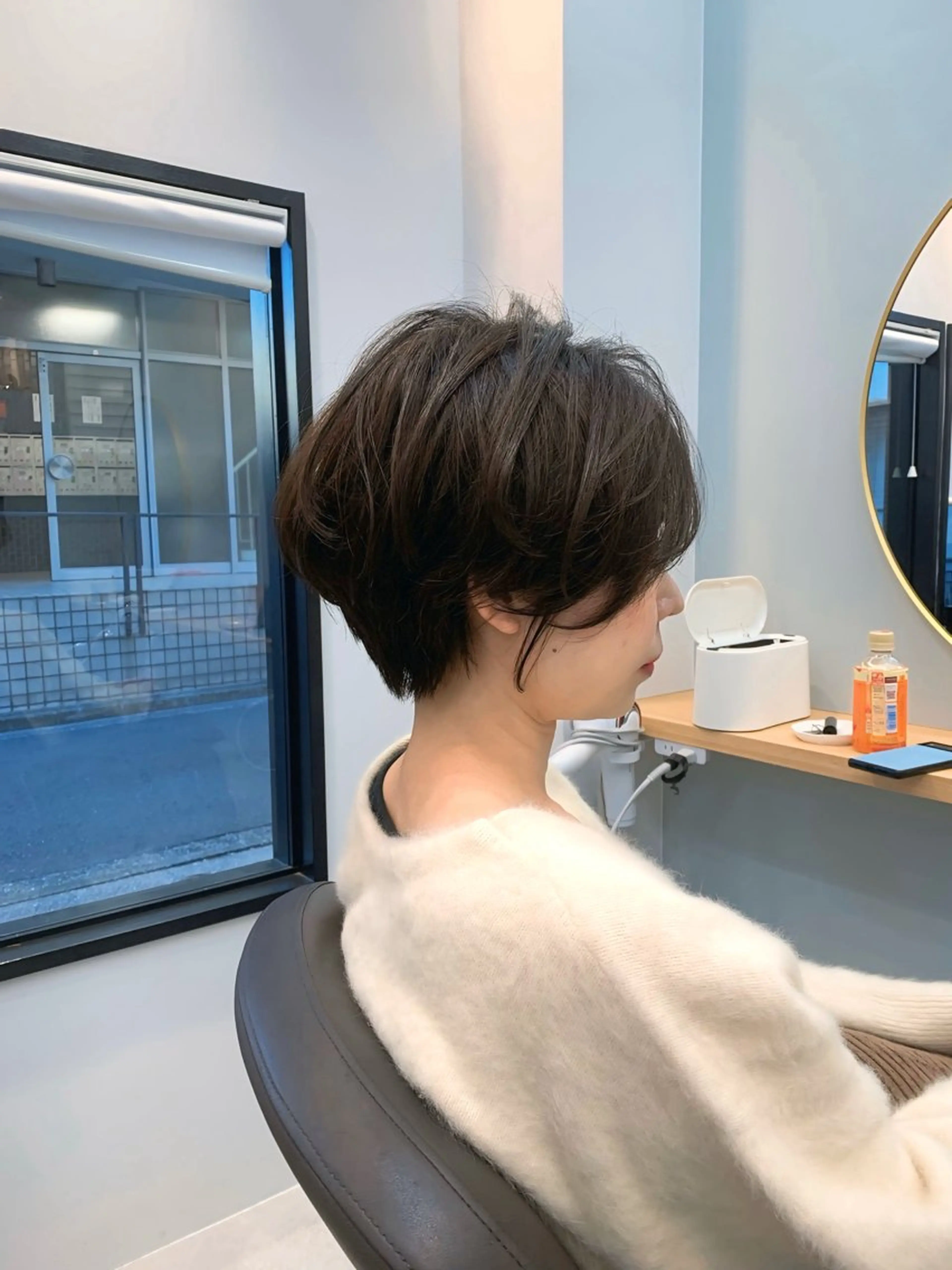 ショート カラー カット ヘアカラー トリートメント 前田 健太のヘアスタイル