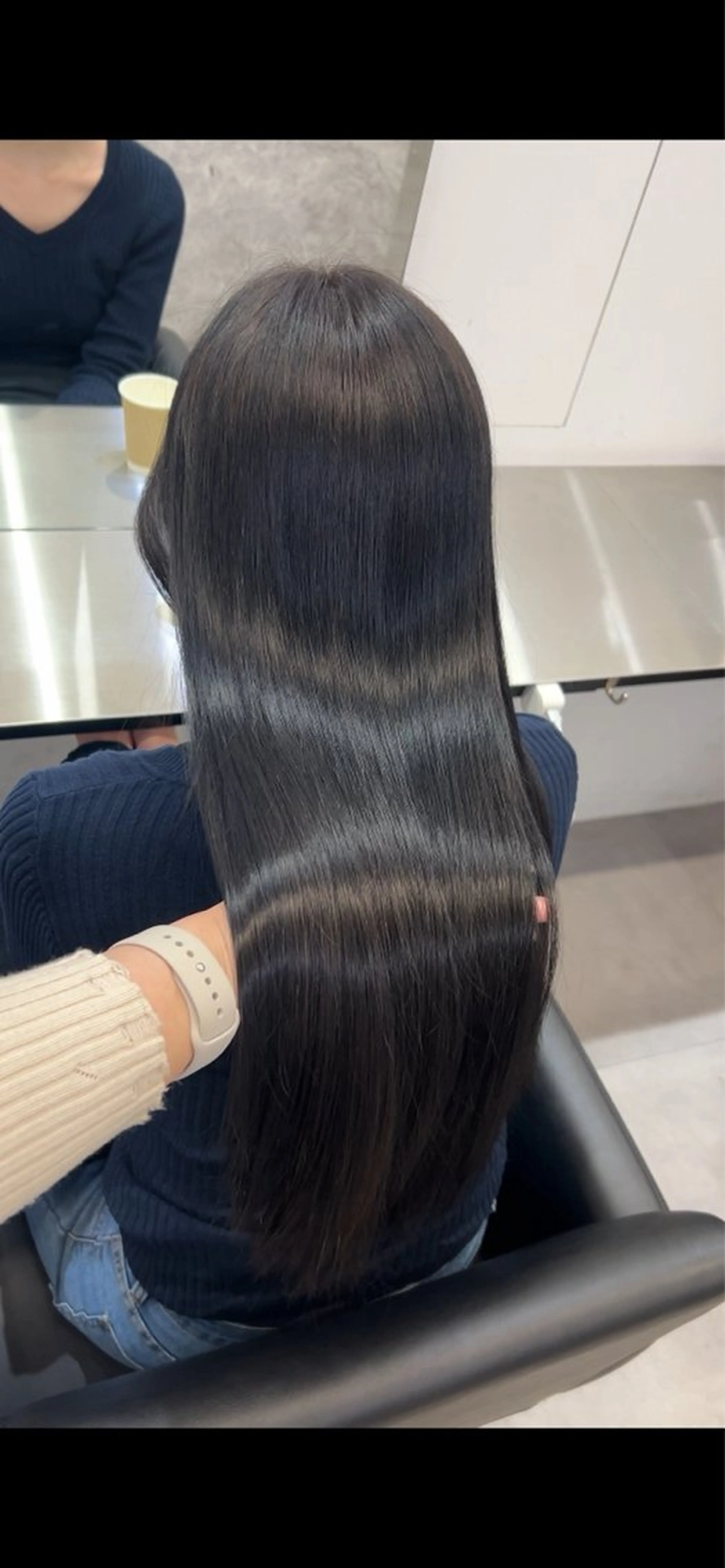 ロング パーマ ヘアカラー 縮毛矯正 Core　山下 このはのヘアスタイル