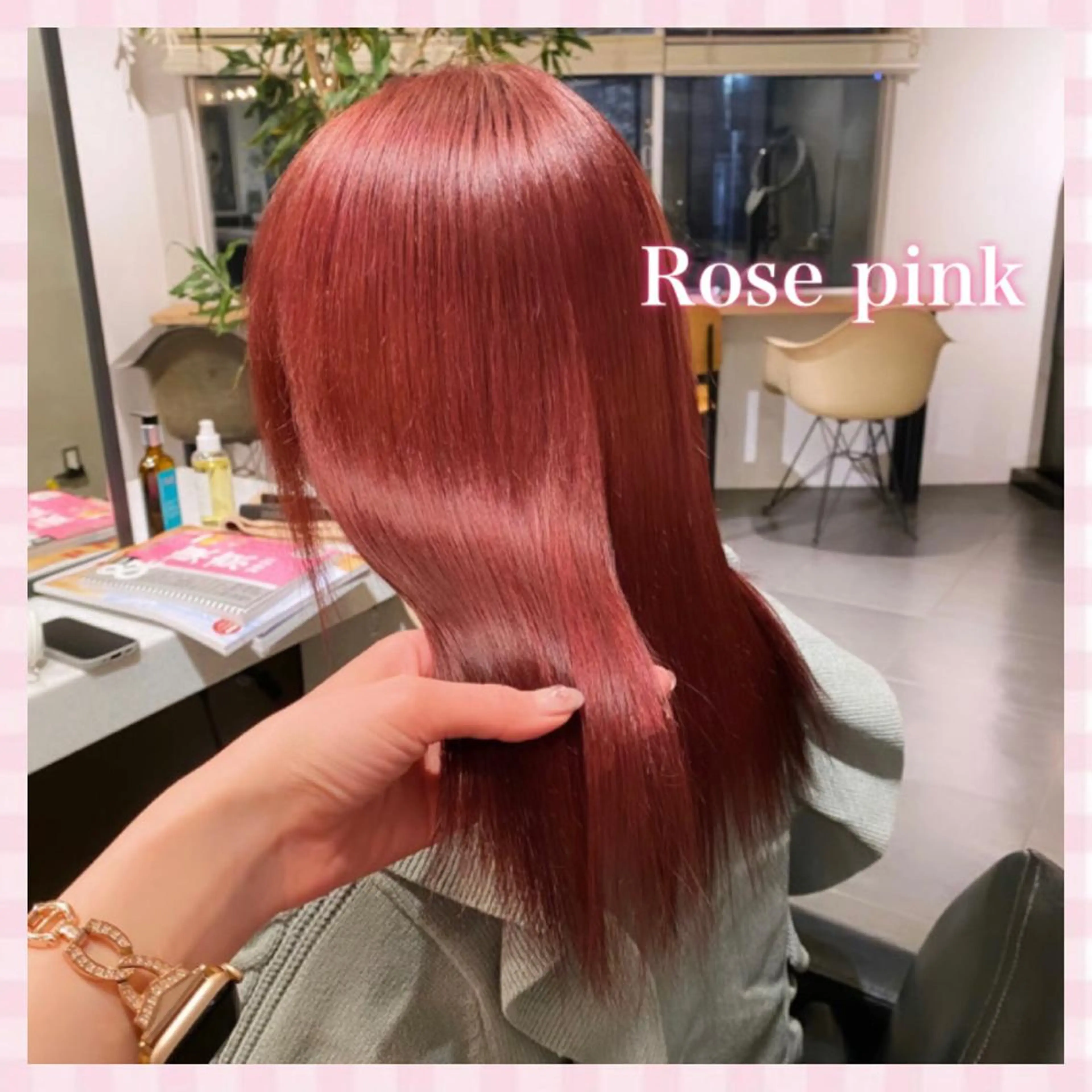 セミロング カラー カット ヘアカラー トリートメント 💗ガーリーヘア🎀 saki💗のヘアスタイル