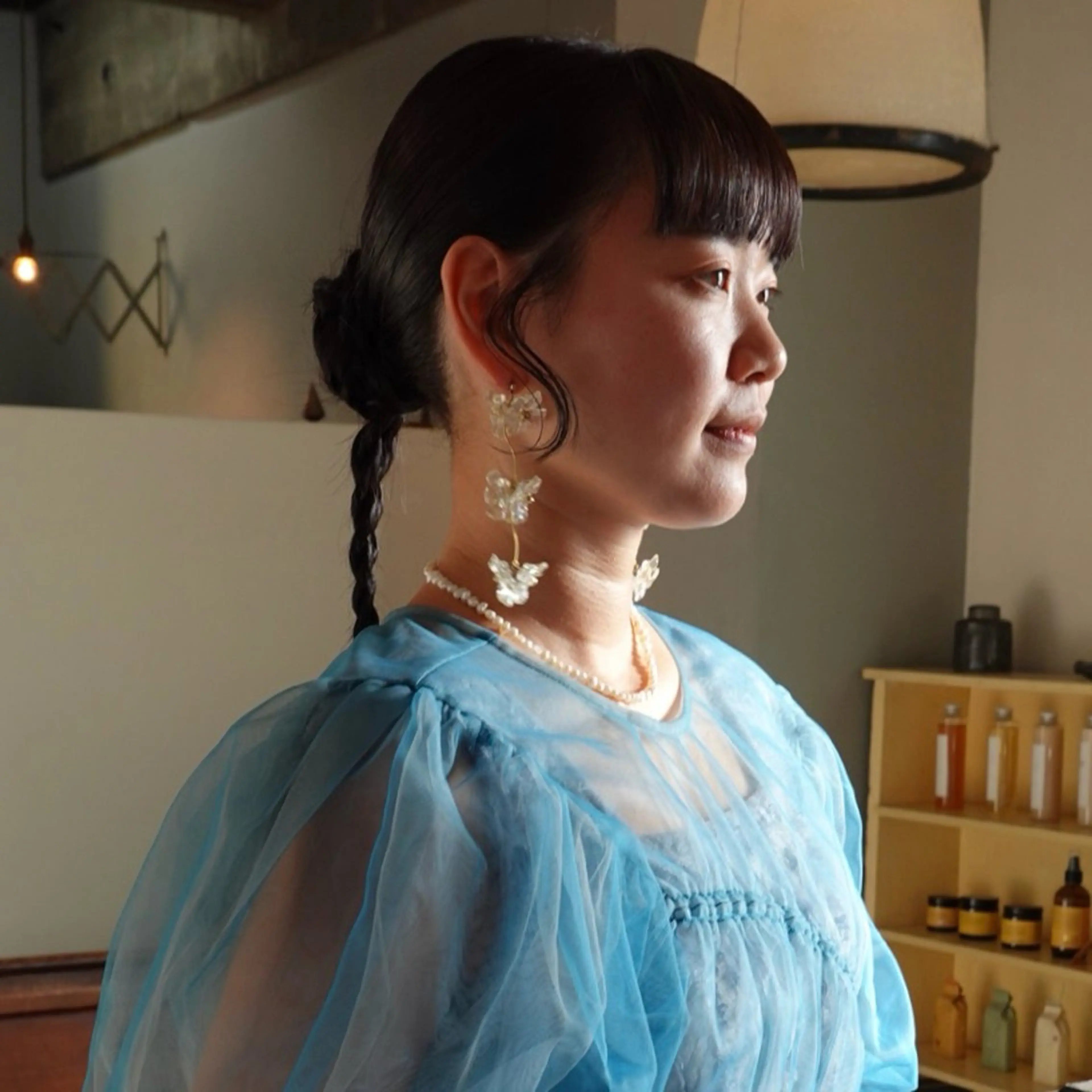 ロング カラー グレージュ カット ヘアカラー トリートメント room3小出 奈央子のヘアスタイル