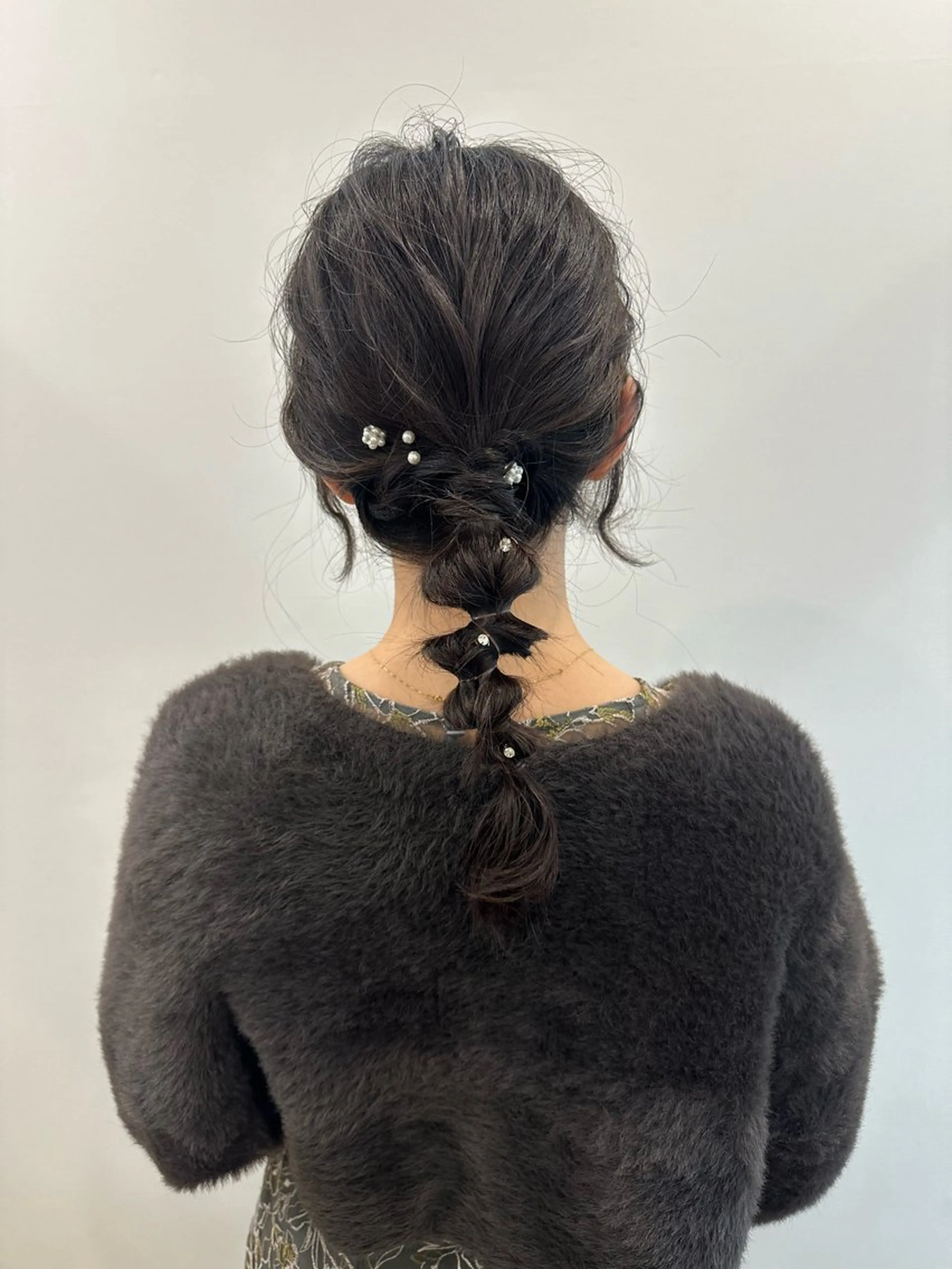 ミディアム ヘアアレンジ ヘアセット レイヤー/ナチュラル 💐nao.のヘアスタイル