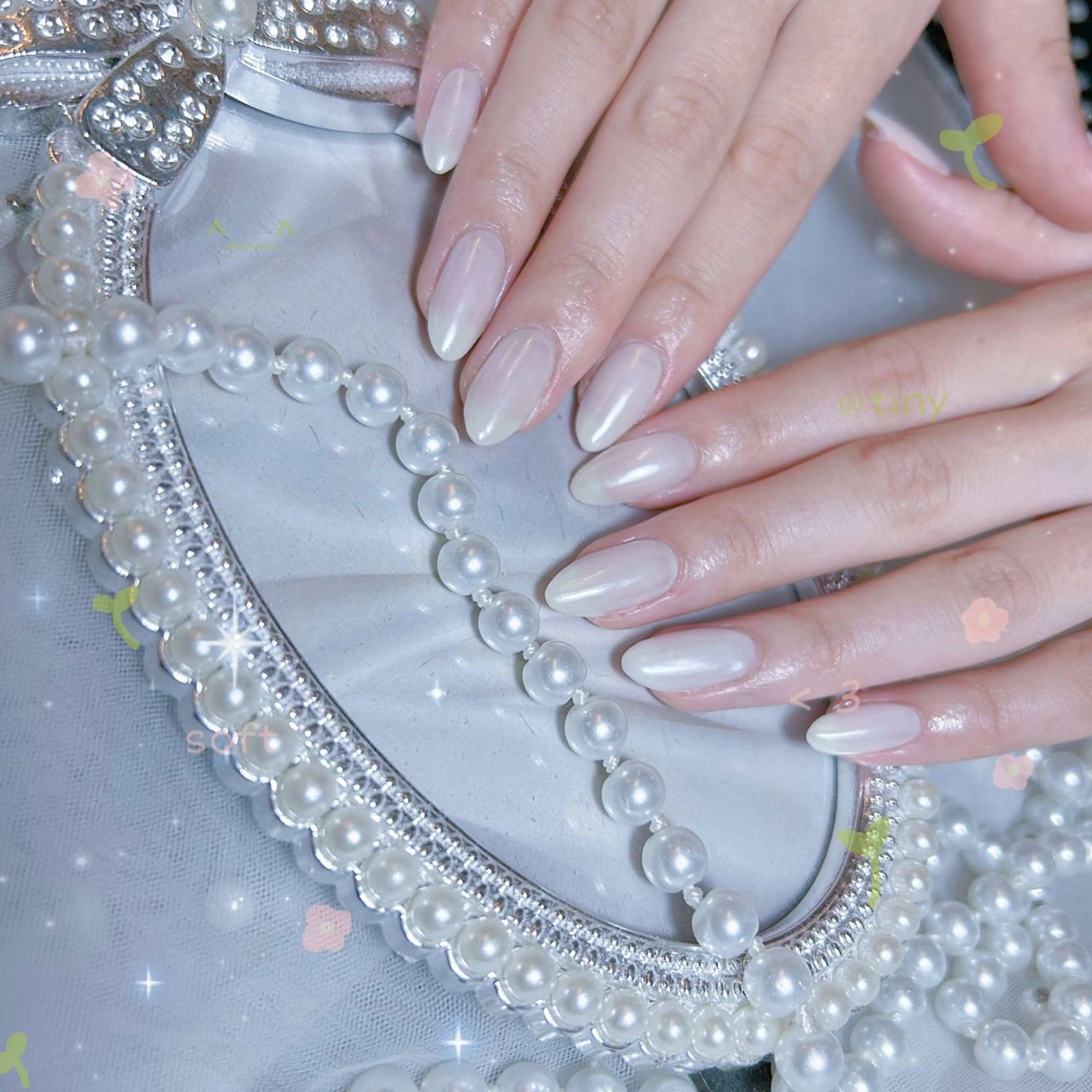 ネイル ハンドネイル Yudia🩵 Yuiのネイルデザイン