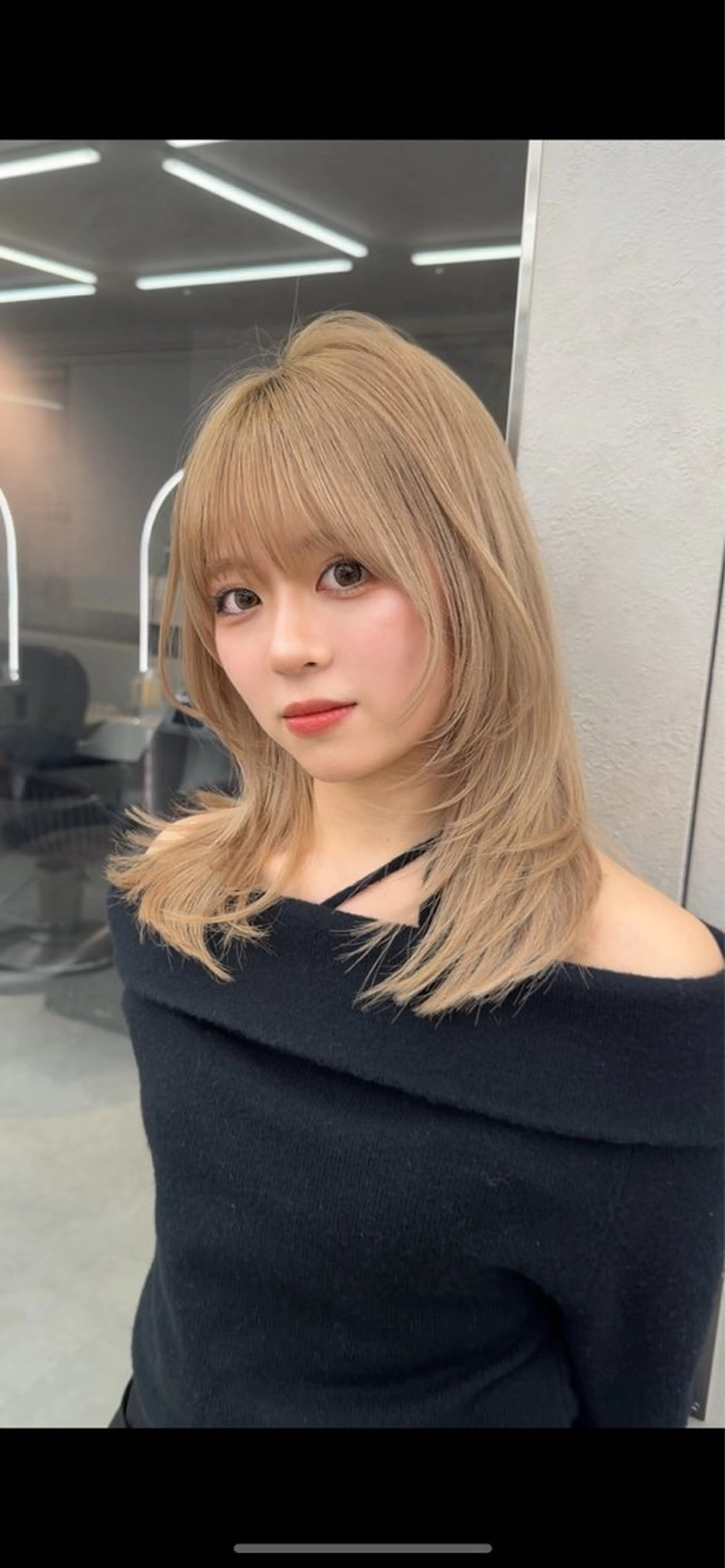ミディアム ミディアムレイヤー 韓国風ヘア レイヤーカット あ い か 🎀 レイヤーカットのヘアスタイル