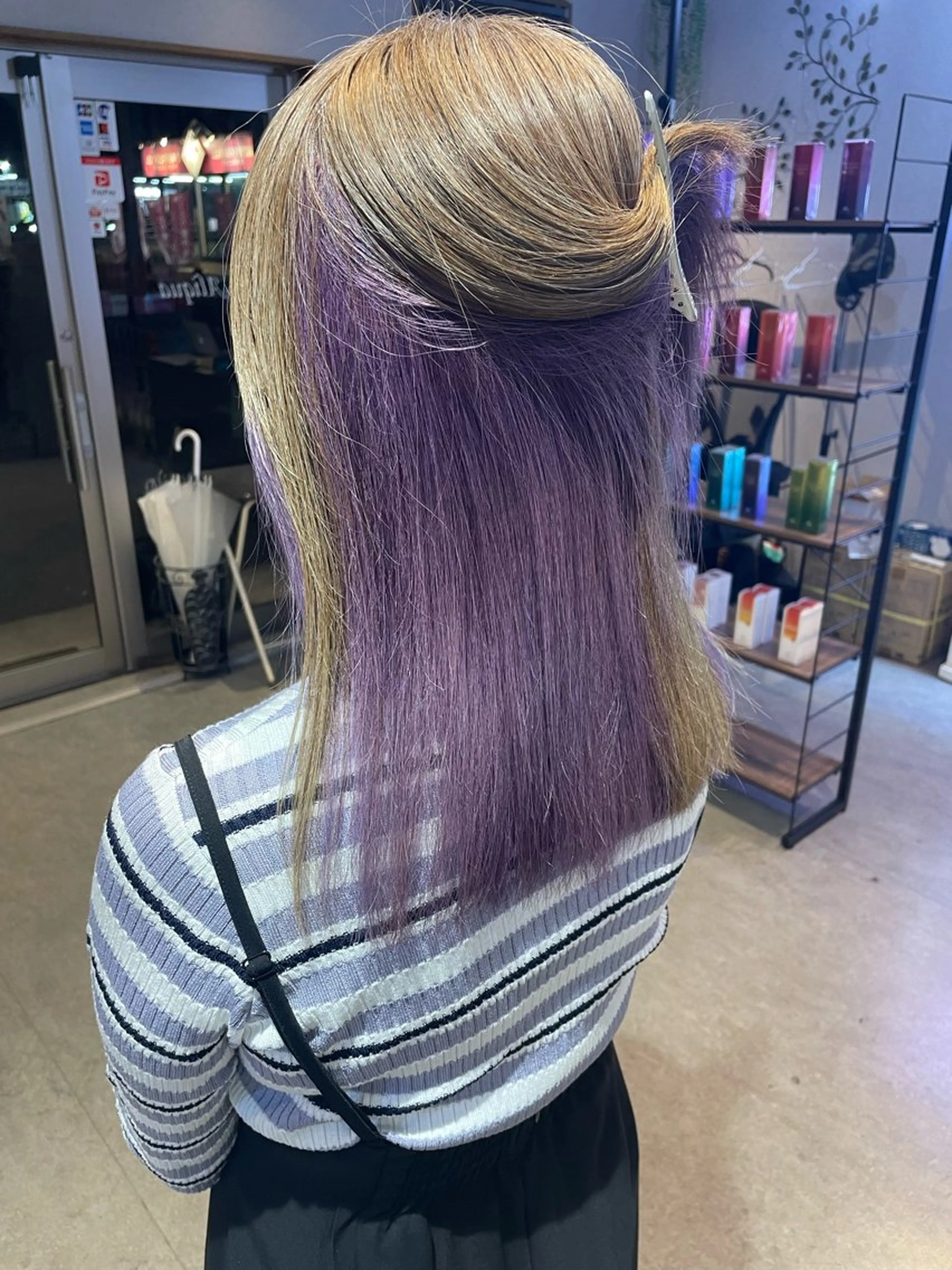 ミディアム カラー ブリーチ カット ヘアカラー 山本 貴弘のヘアスタイル