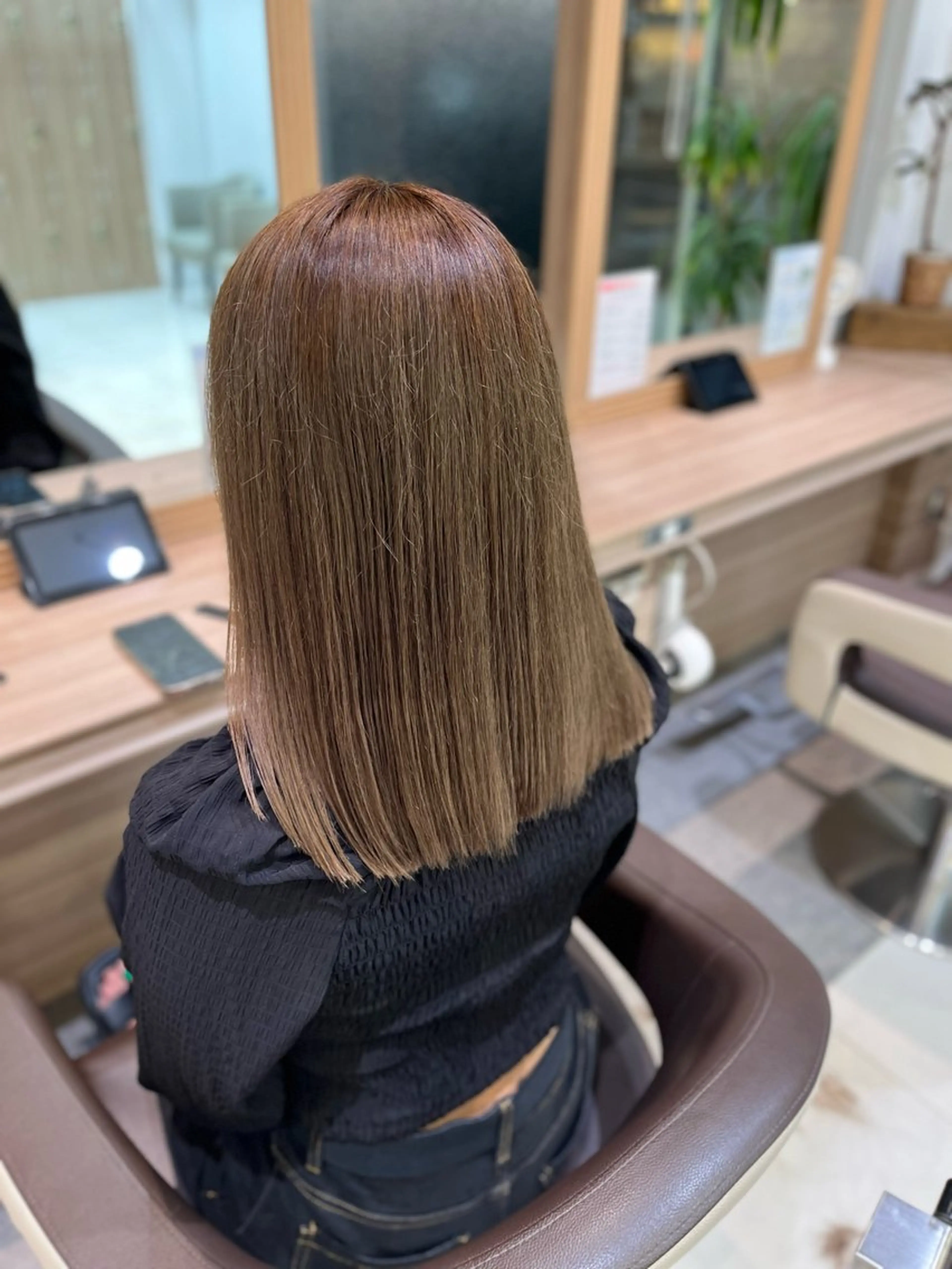 セミロング トリートメント カット 縮毛矯正 トリートメント ヘアセット 【メンズパーマ✨️ 髪質改善矯正】岩城のヘアスタイル