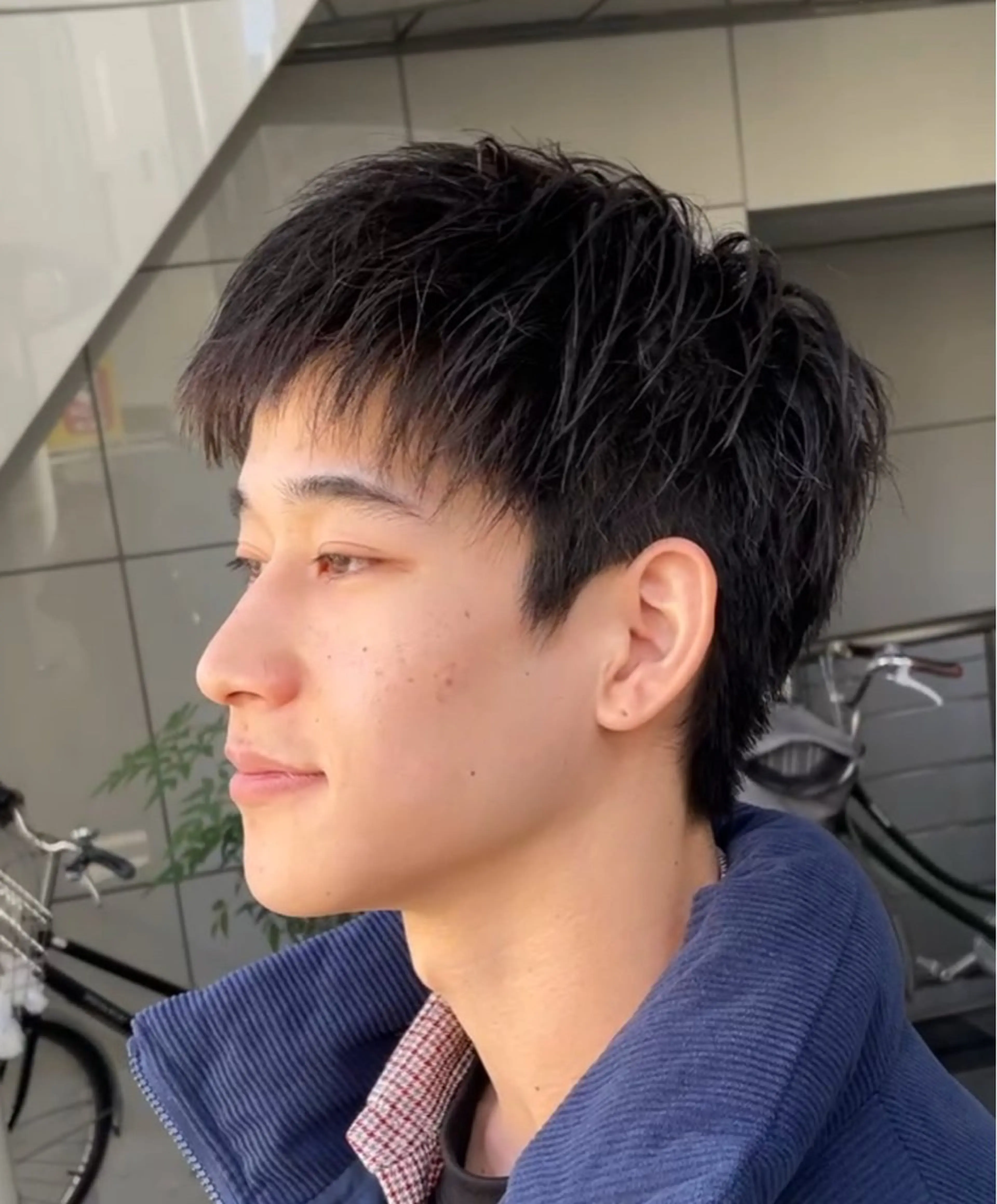 ショート メンズ カット トリートメント 古指 匠巳のヘアスタイル