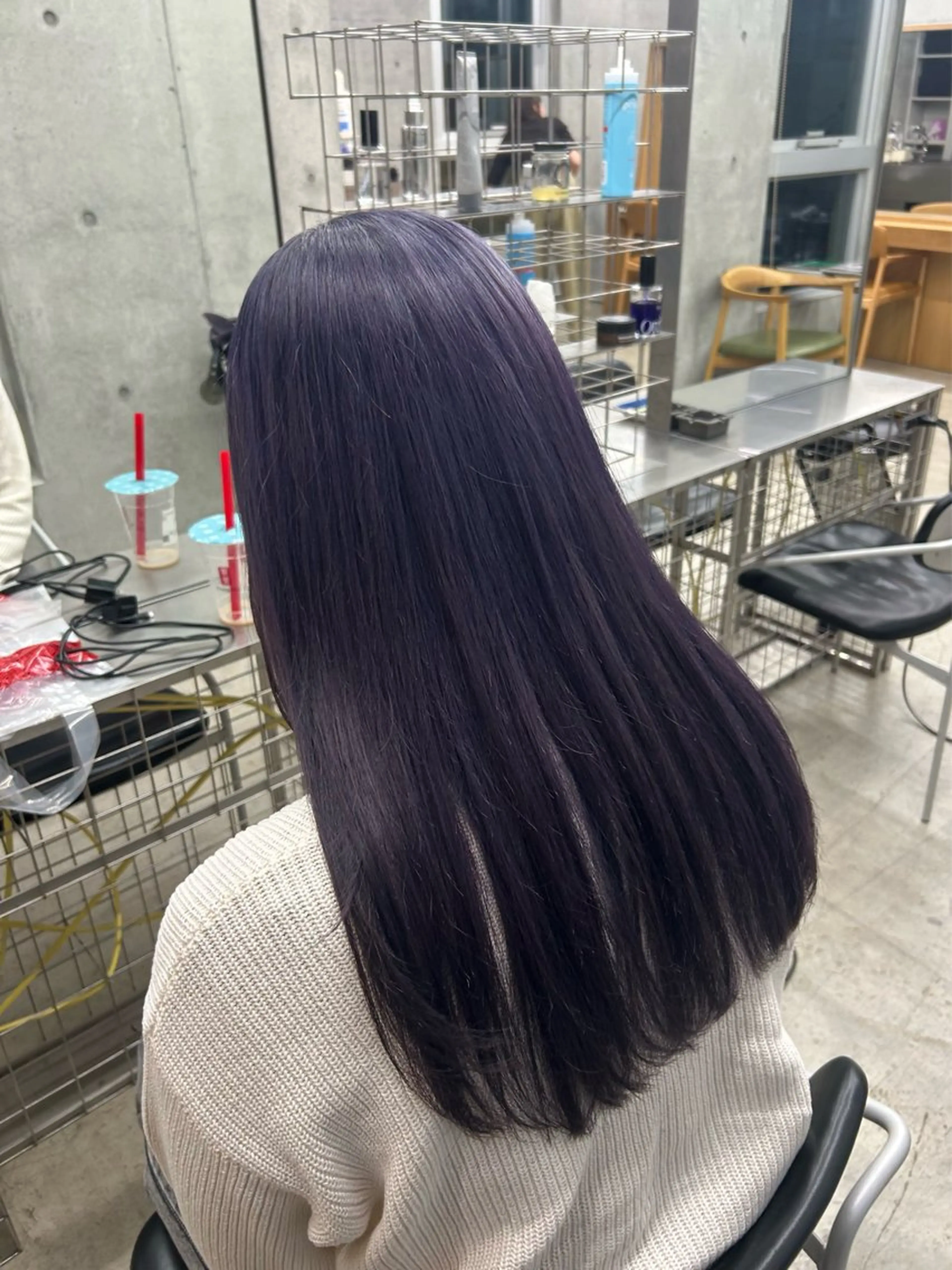 ロング カラー ヘアカラー 【ハイトーン】寒色 / suzunoのヘアスタイル