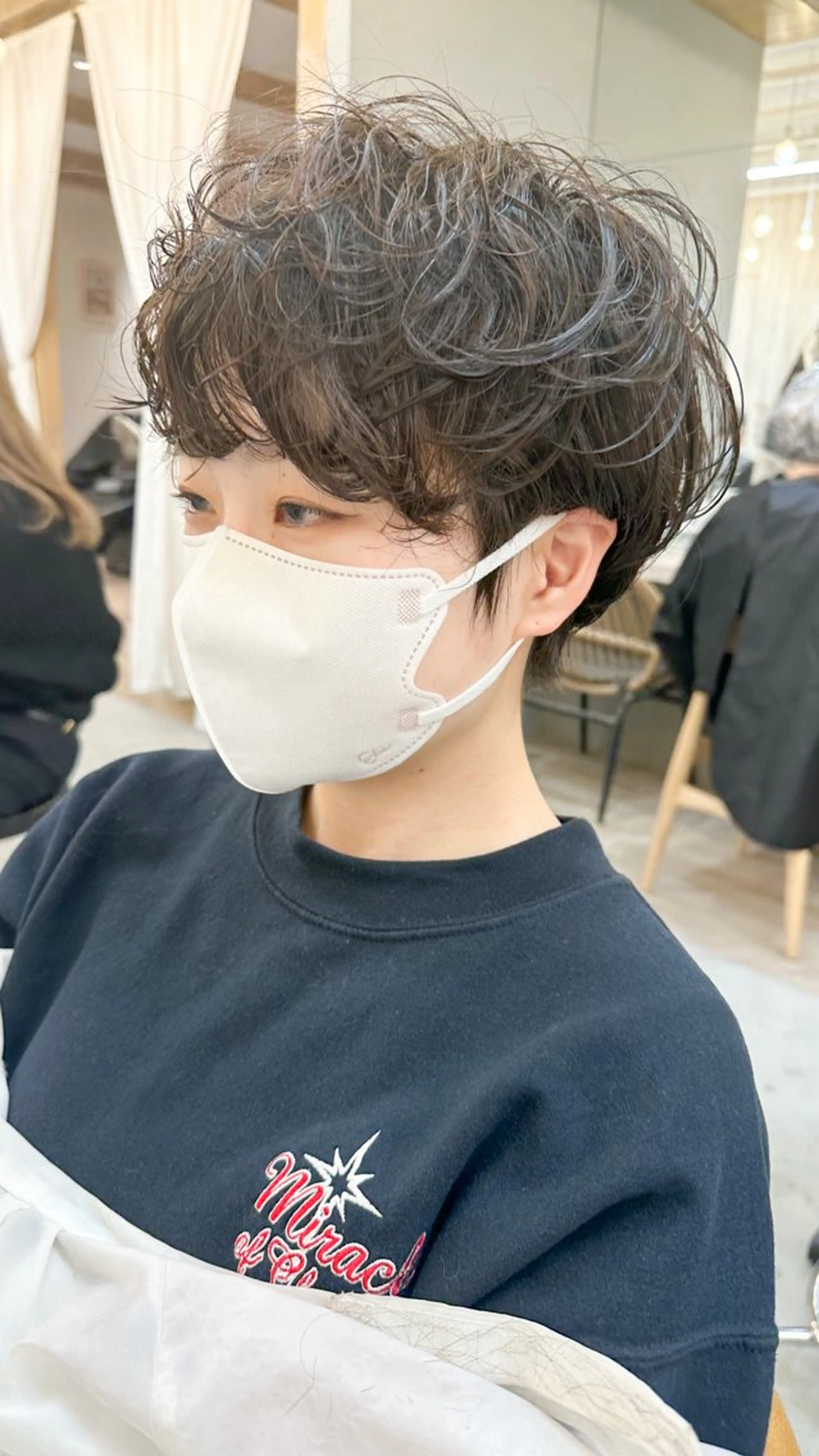 ショート パーマ EMANON YOKOHAMA所属・横浜/ショート/ マンツーマン施術　丹のヘアスタイル